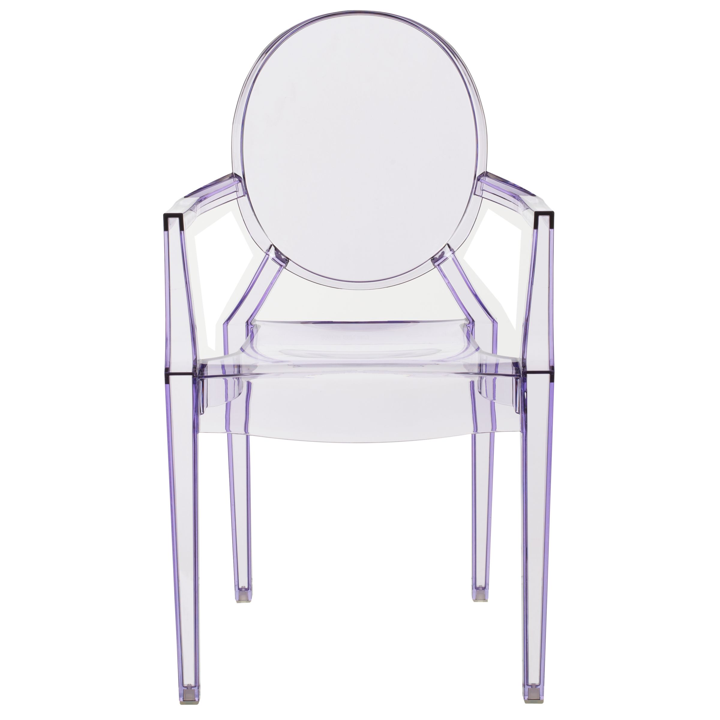 Kartell Lou Lou Ghost Chair in lilac