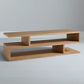 Content by Conran Balance Coffee Tables for TV's up to 20-inch, Oak, width 120cm
