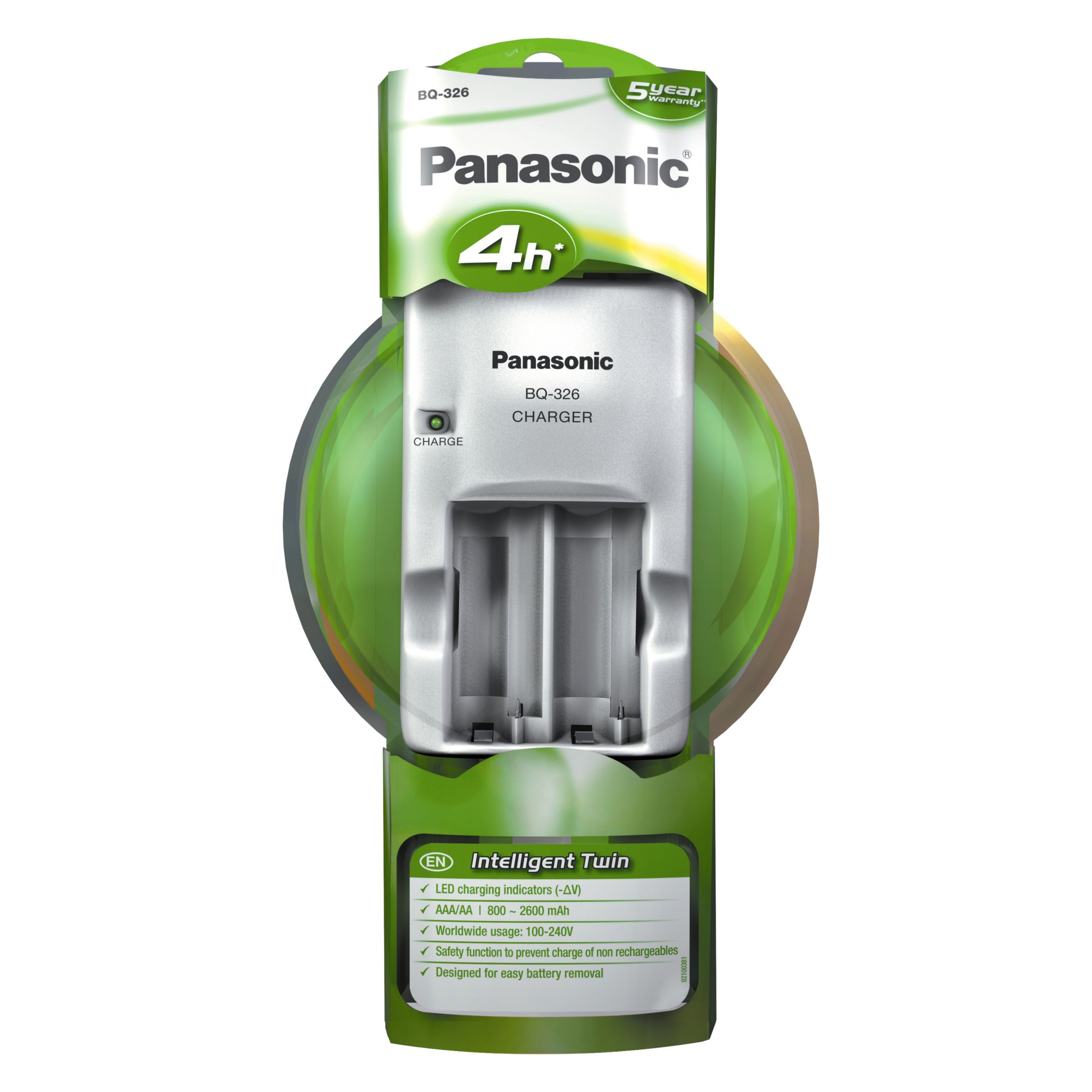 Panasonic BQ-326 Intelligent Twin Battery Charger