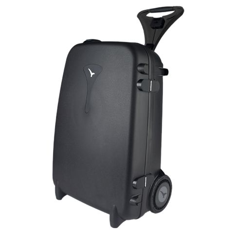 Live Luggage Power Assisted Trolley Case, Black at John Lewis