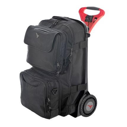 Live Luggage Hybrid Power Assisted Trolley Case, Red at John Lewis