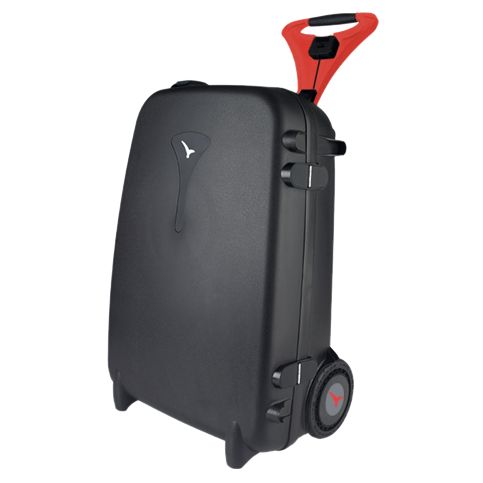 Live Luggage Trolley Case, Red at John Lewis