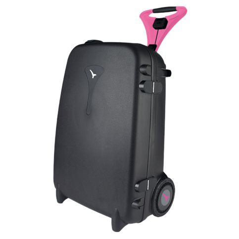 Live Luggage Trolley Case, Pink at John Lewis