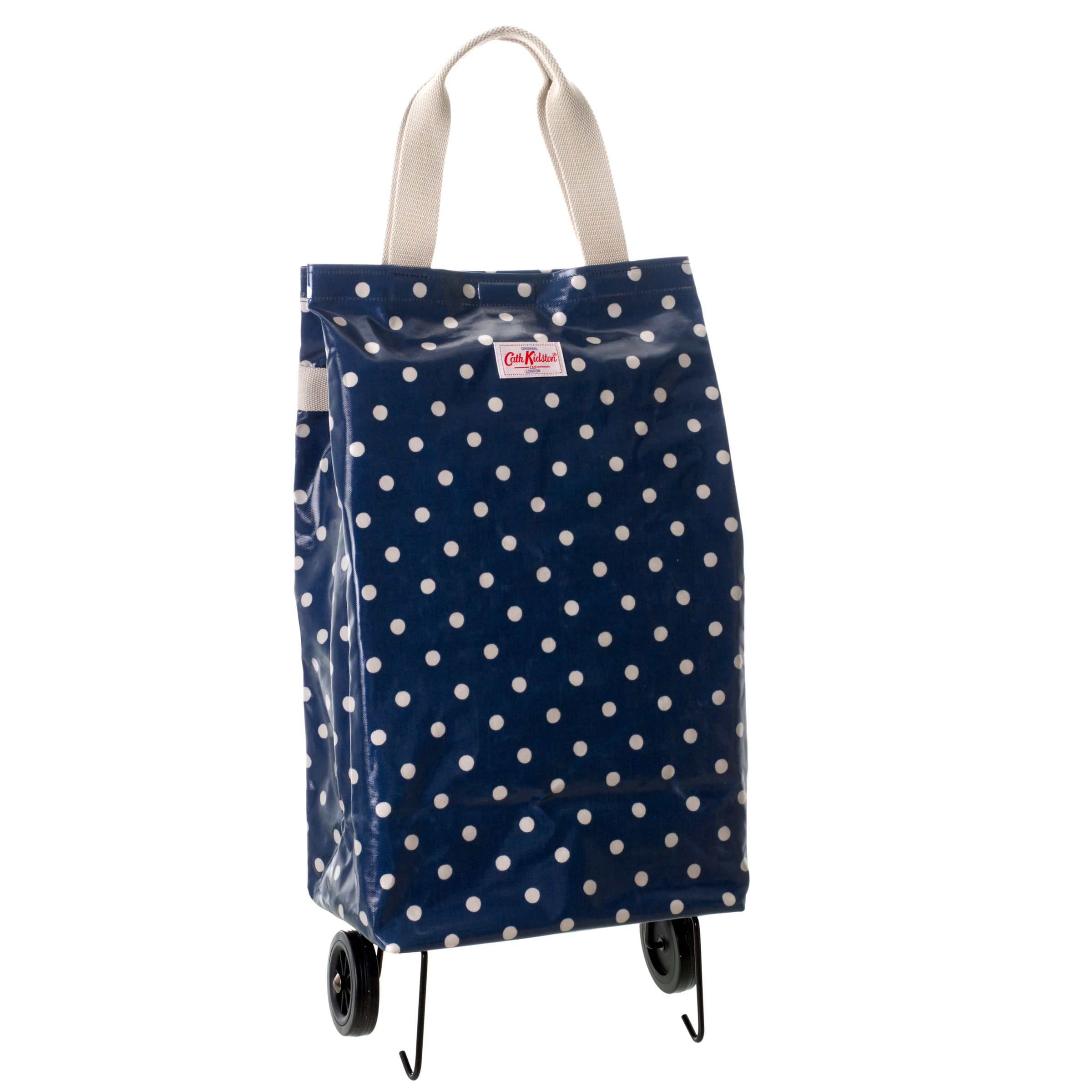 Cath Kidston Spot Shopping Trolley, Navy