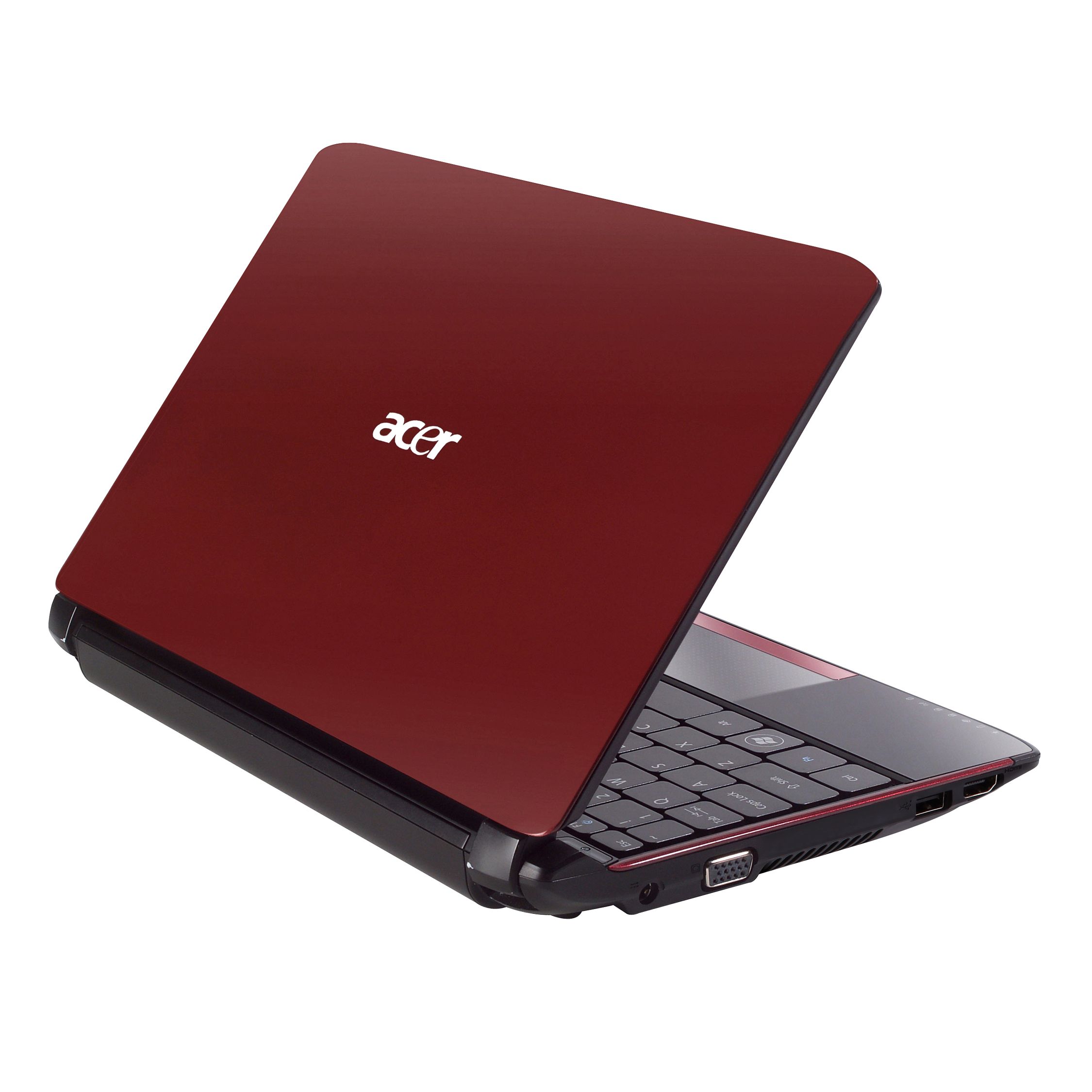 Acer Aspire One 532 Netbook 1.66GHz with 10.1 Inch Display Red