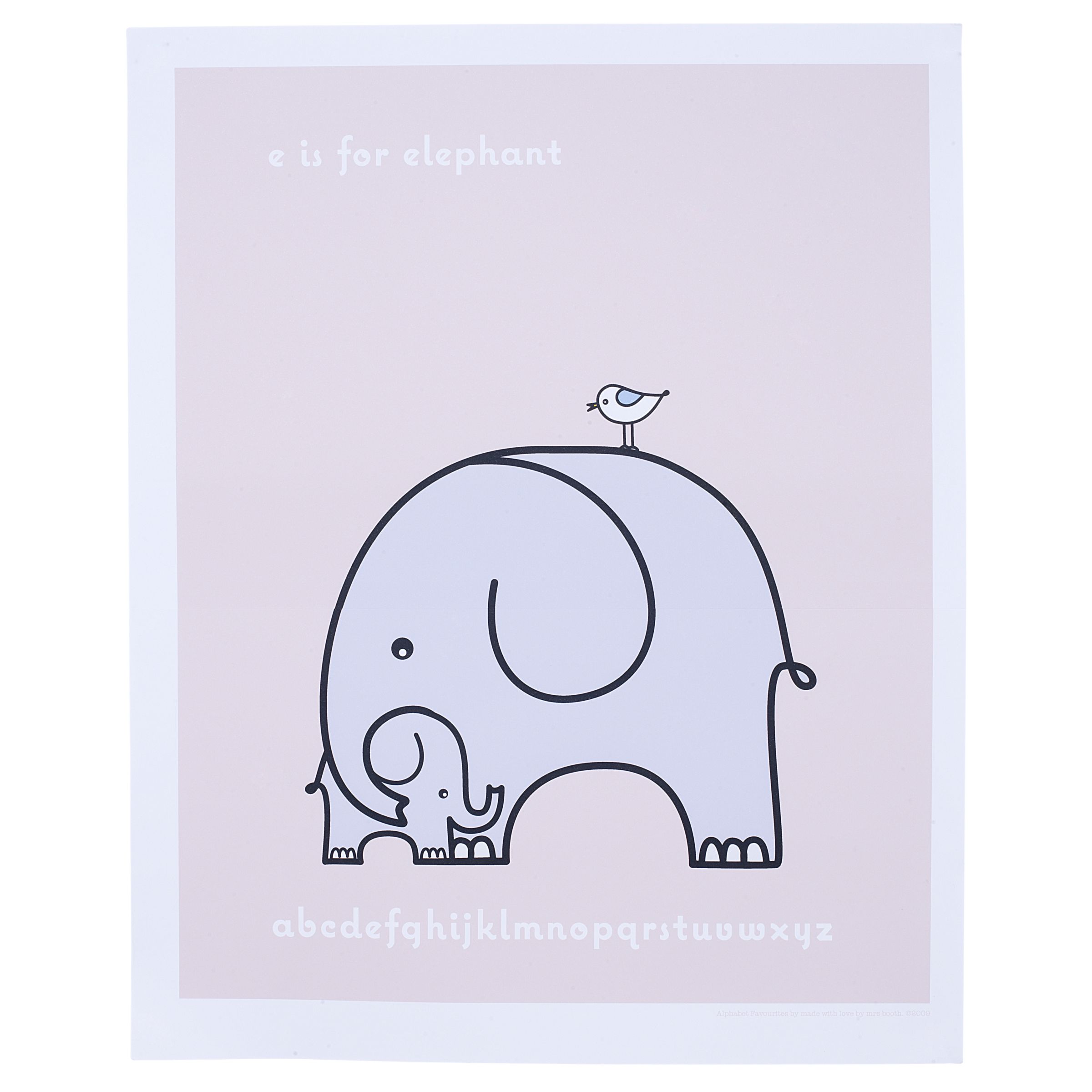 E is for Elephant Picture