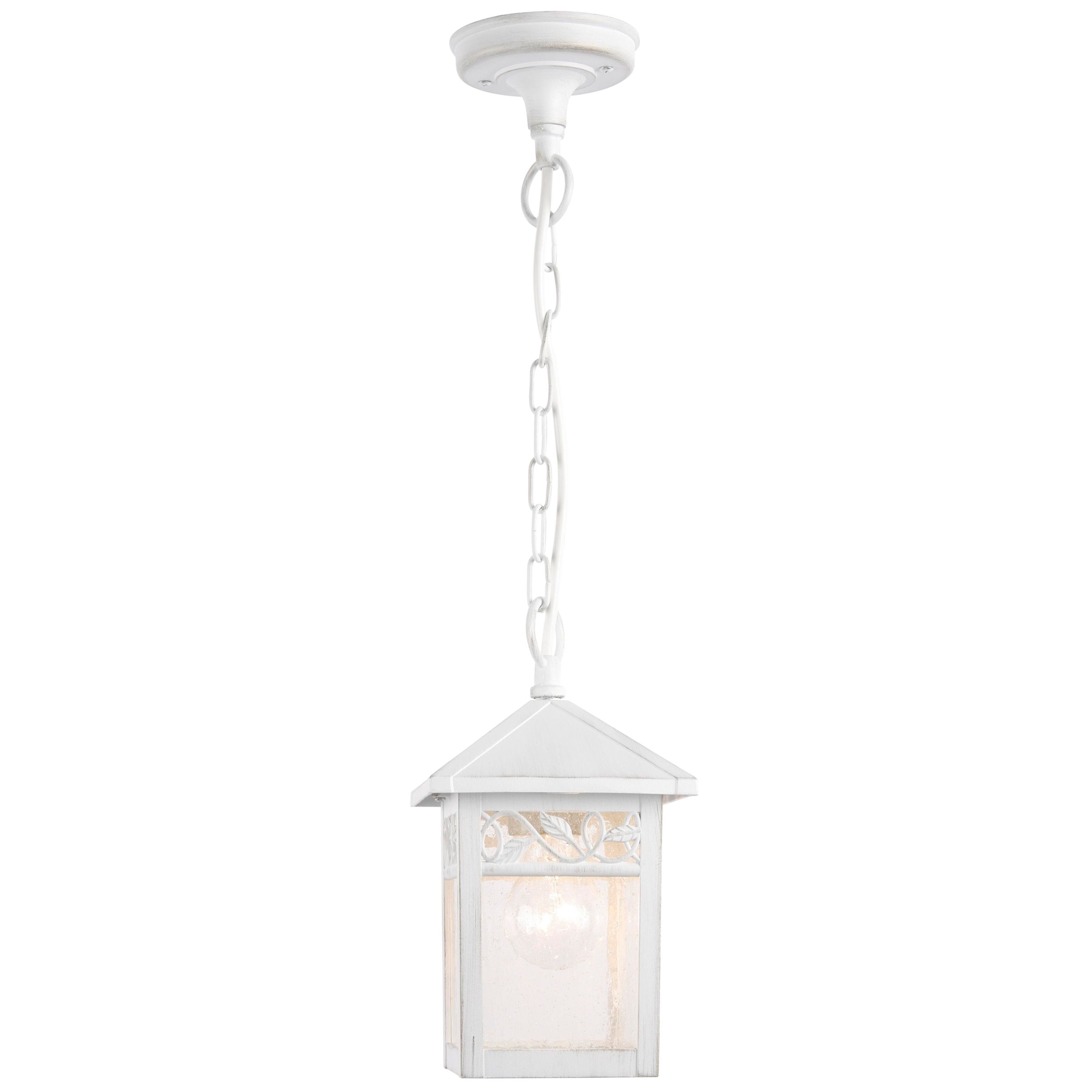 John Lewis Marlowe Porch Lantern, White / Gold