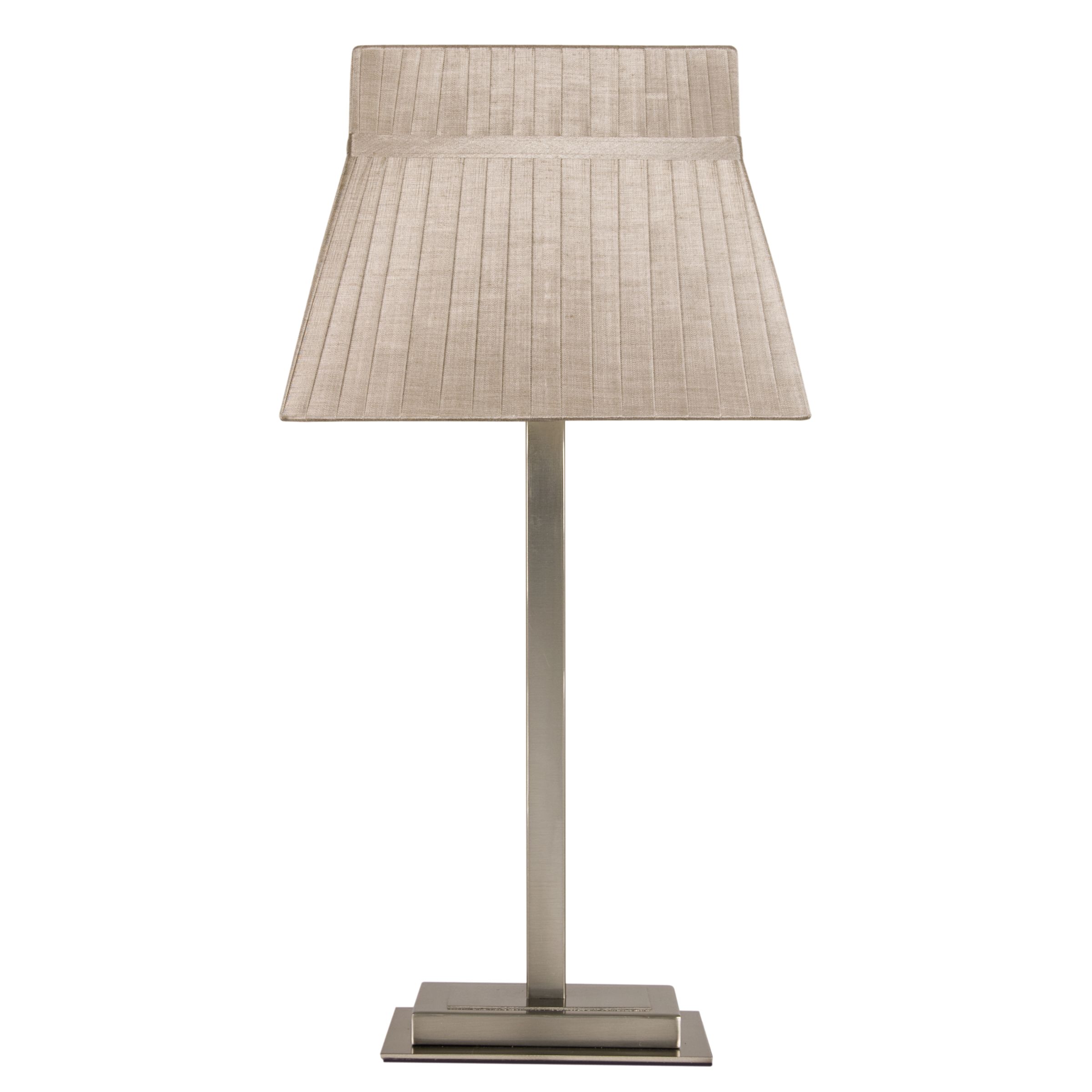 Audrey Square Shade Table Lamp, Taupe