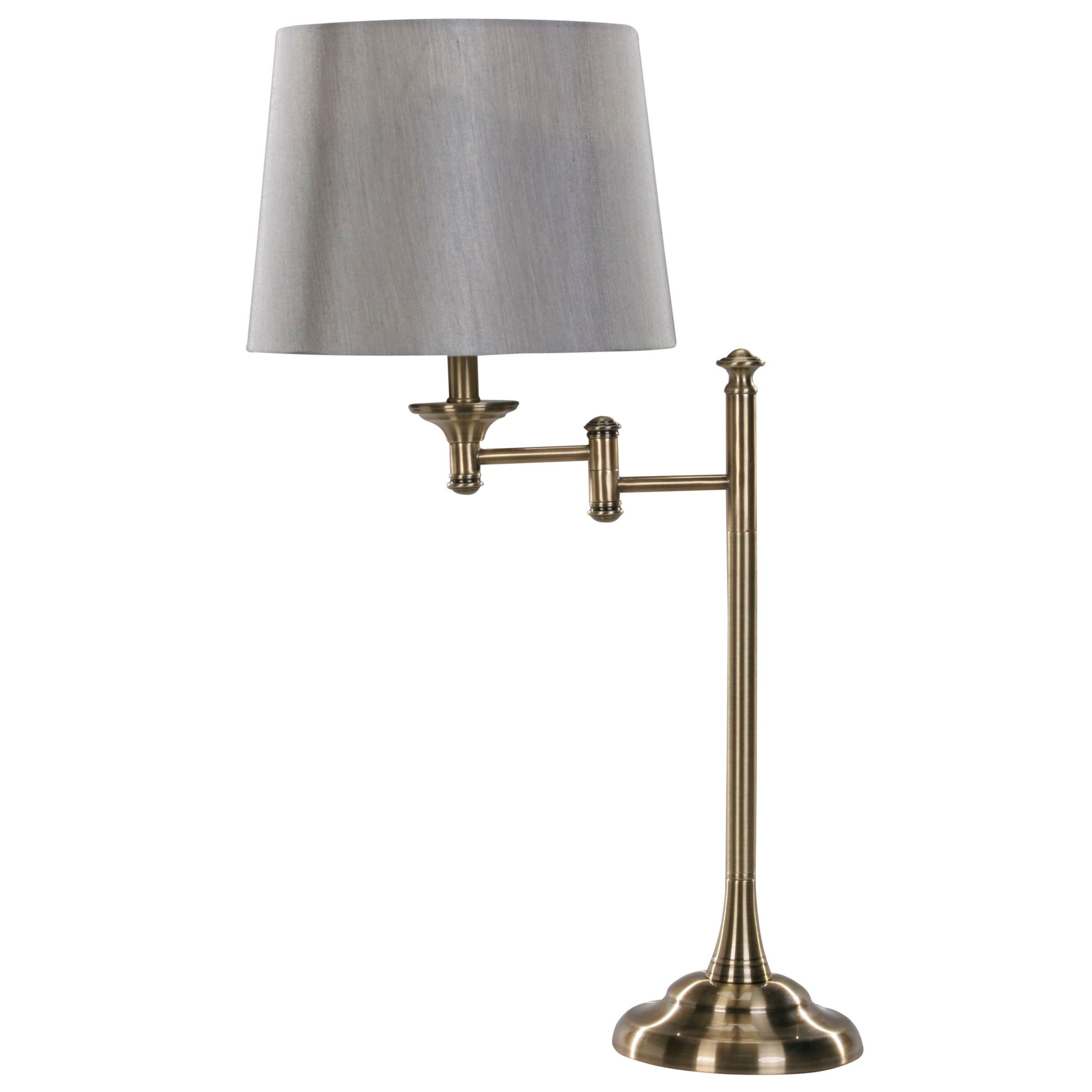 John Lewis Dominic Table Lamp, Brass