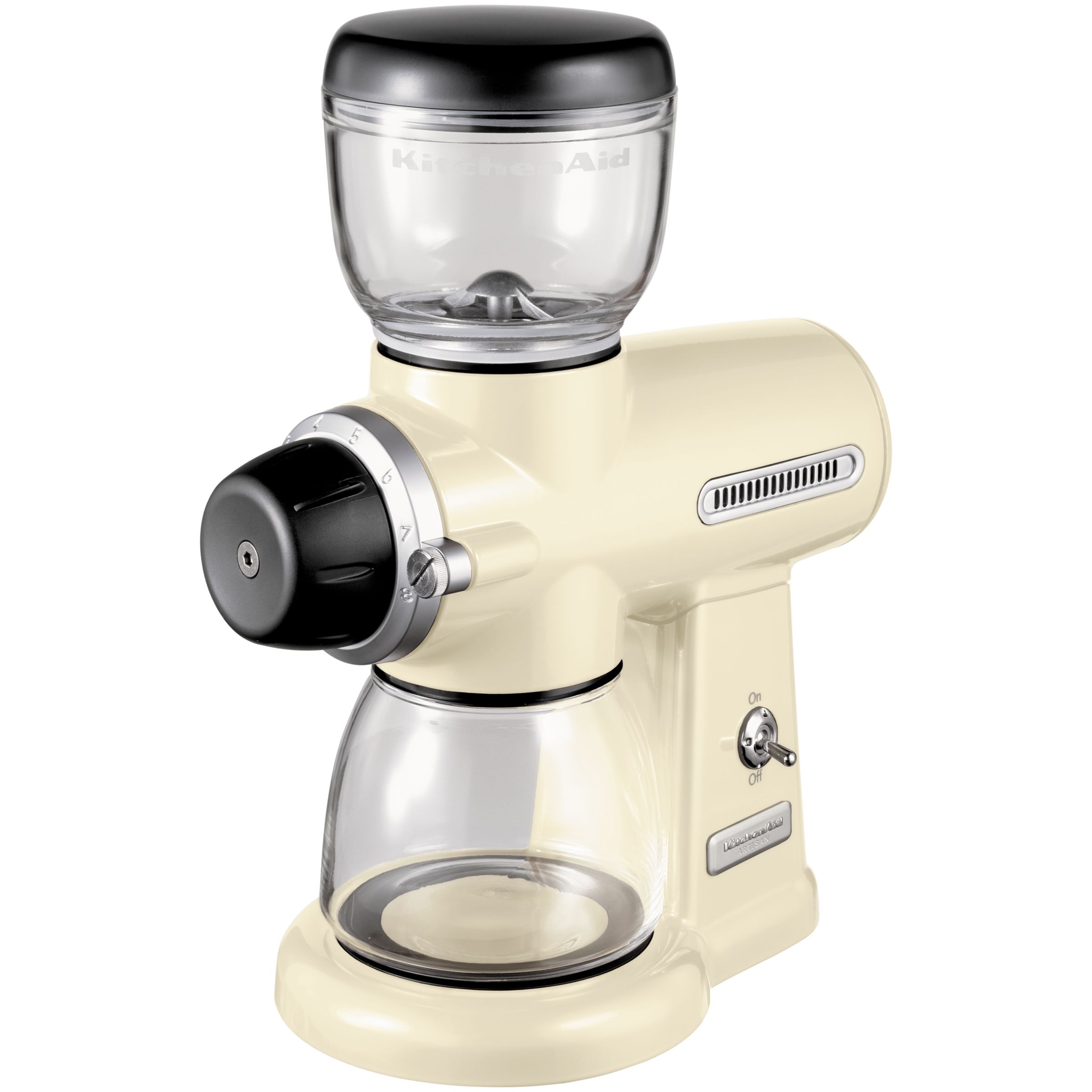 KitchenAid Artisan Burr Coffee Grinder, Cream at JohnLewis