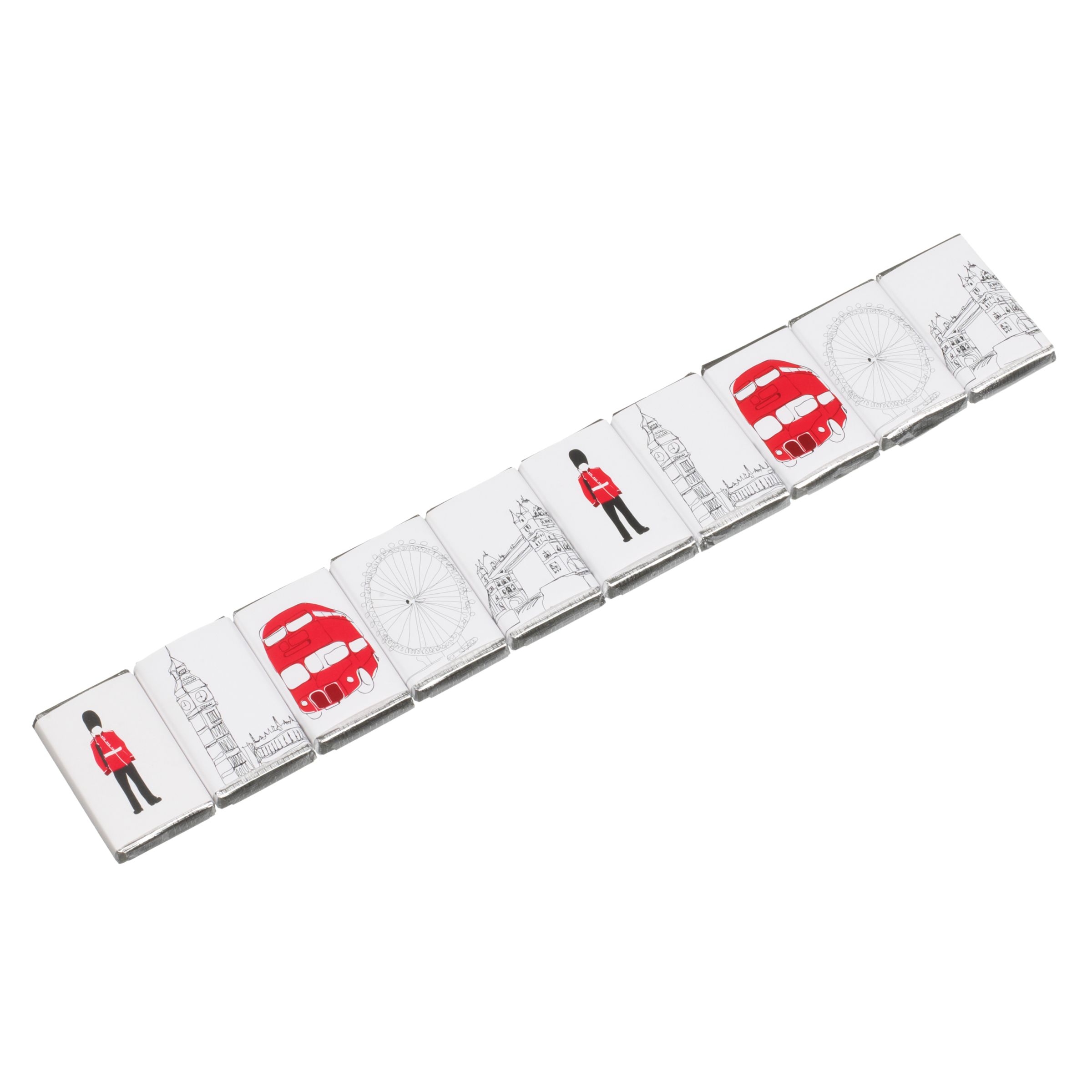 John Lewis London Milk Chocolate Slims Stick Pack 95g
