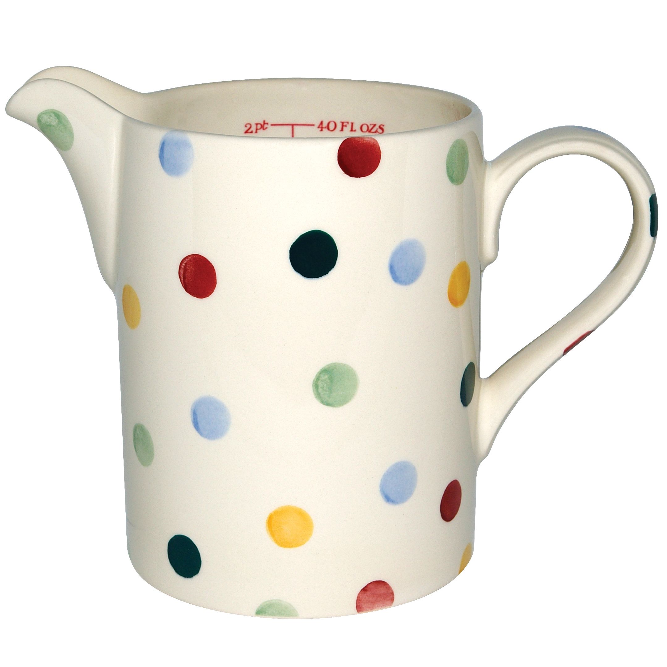 Emma Bridgewater Polka Dots Measuring Jug, H16.5cm