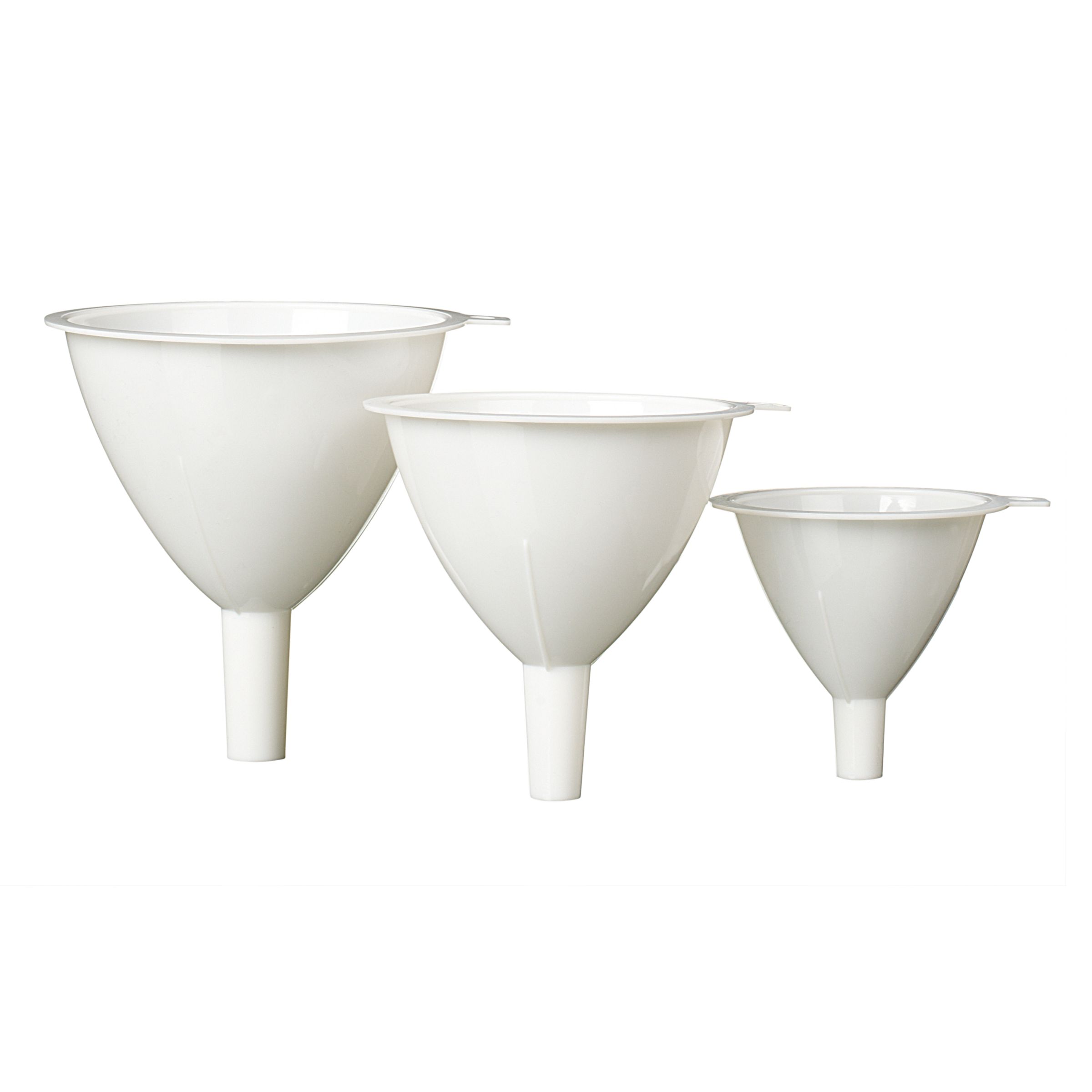 Chef Aid Plastic Funnels, Set of 3
