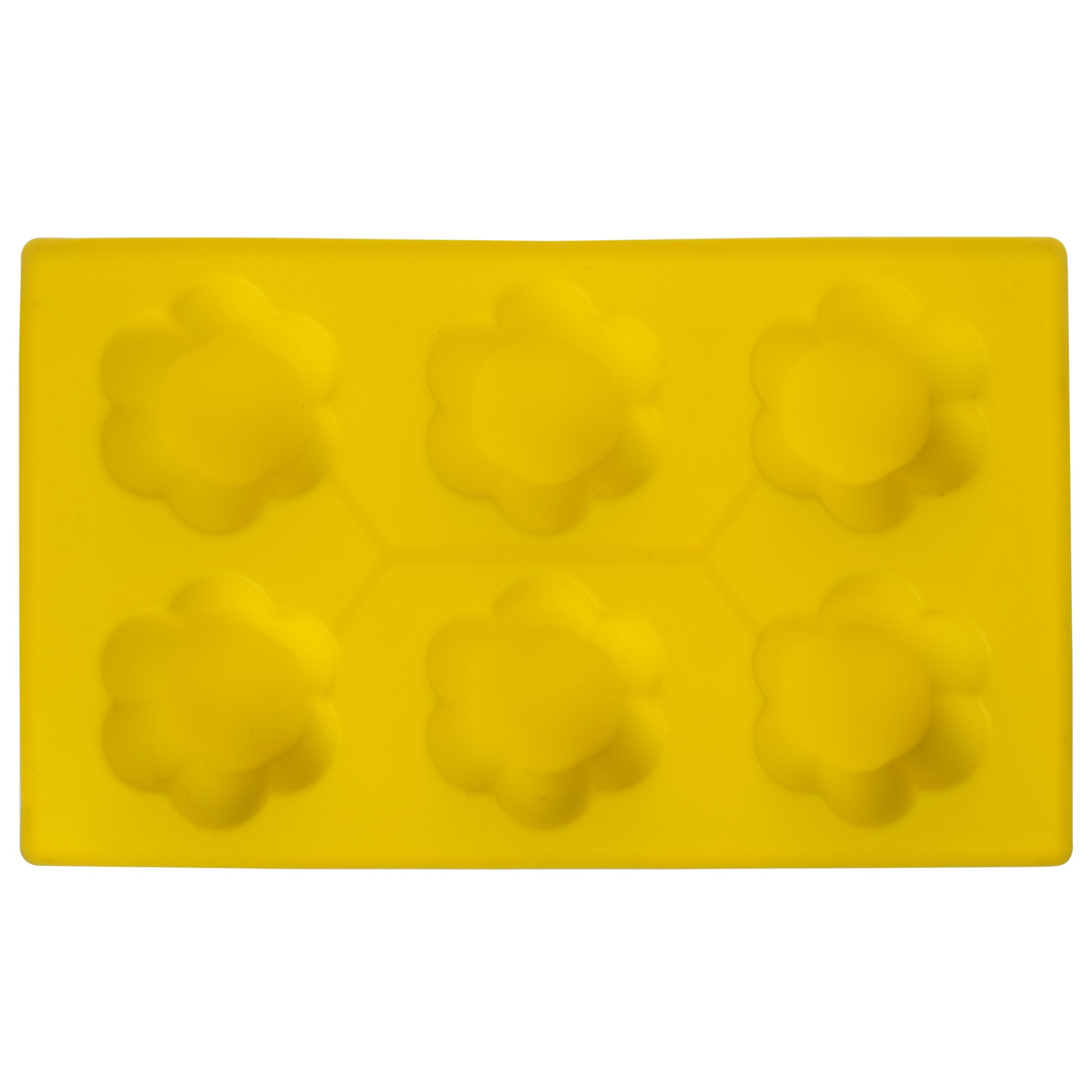 John Lewis Flower Silicone 6 Cupcake Mould