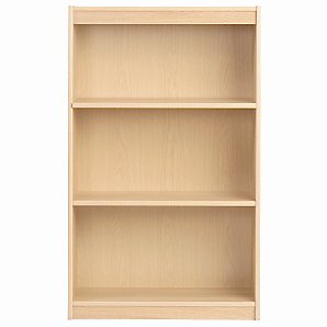 Agatha Low Wide Bookcase, Maple
