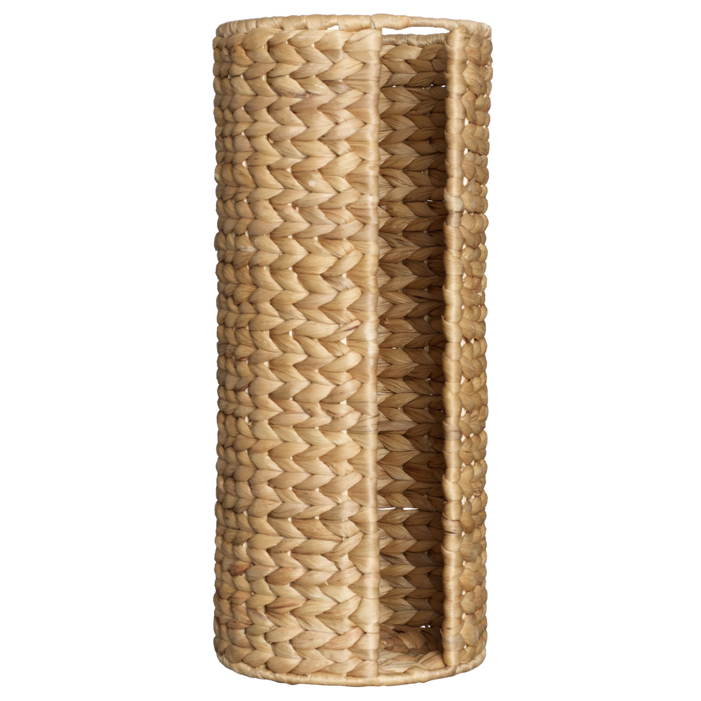 Water Hyacinth Toilet Roll Holder Natural
