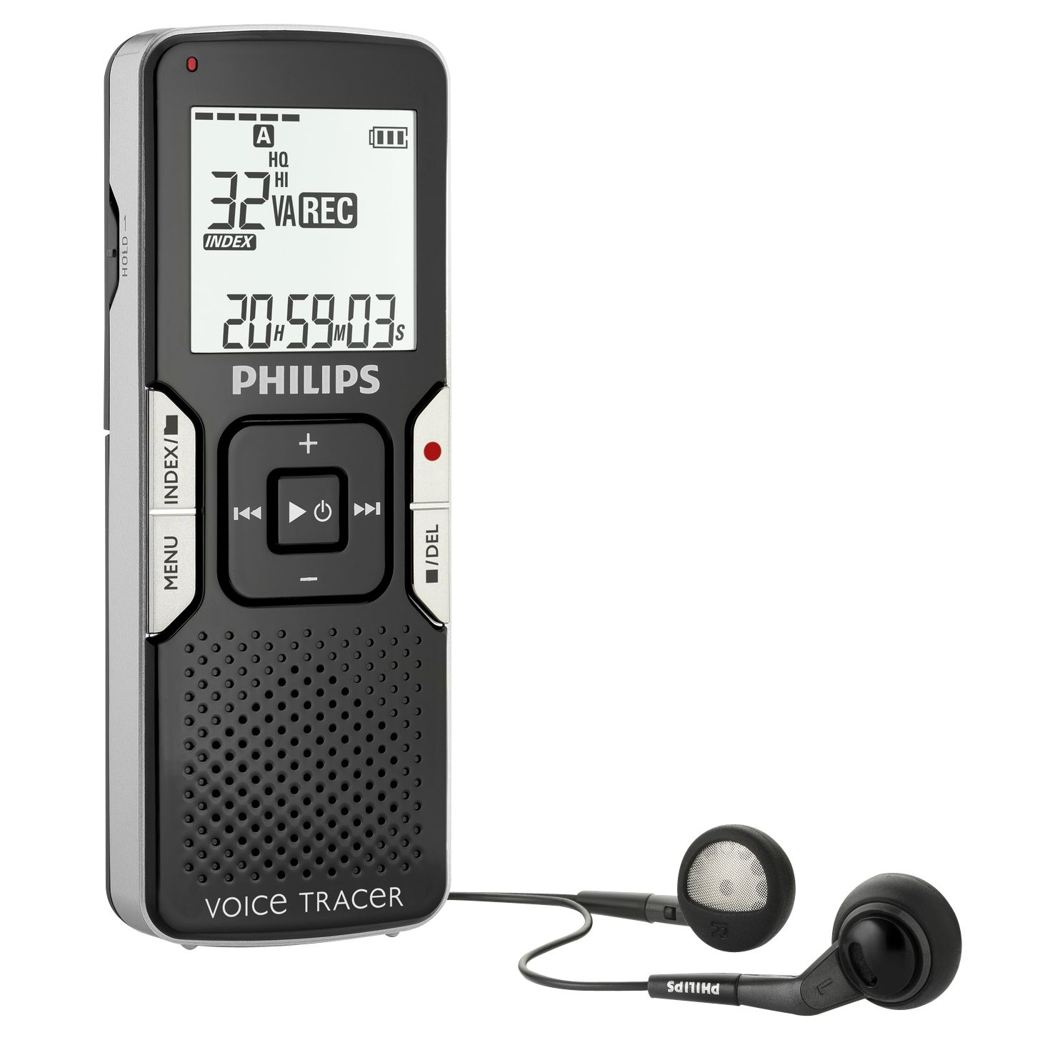 Philips LFH0662/00 Digital Voice Tracer Recorder, 2GB