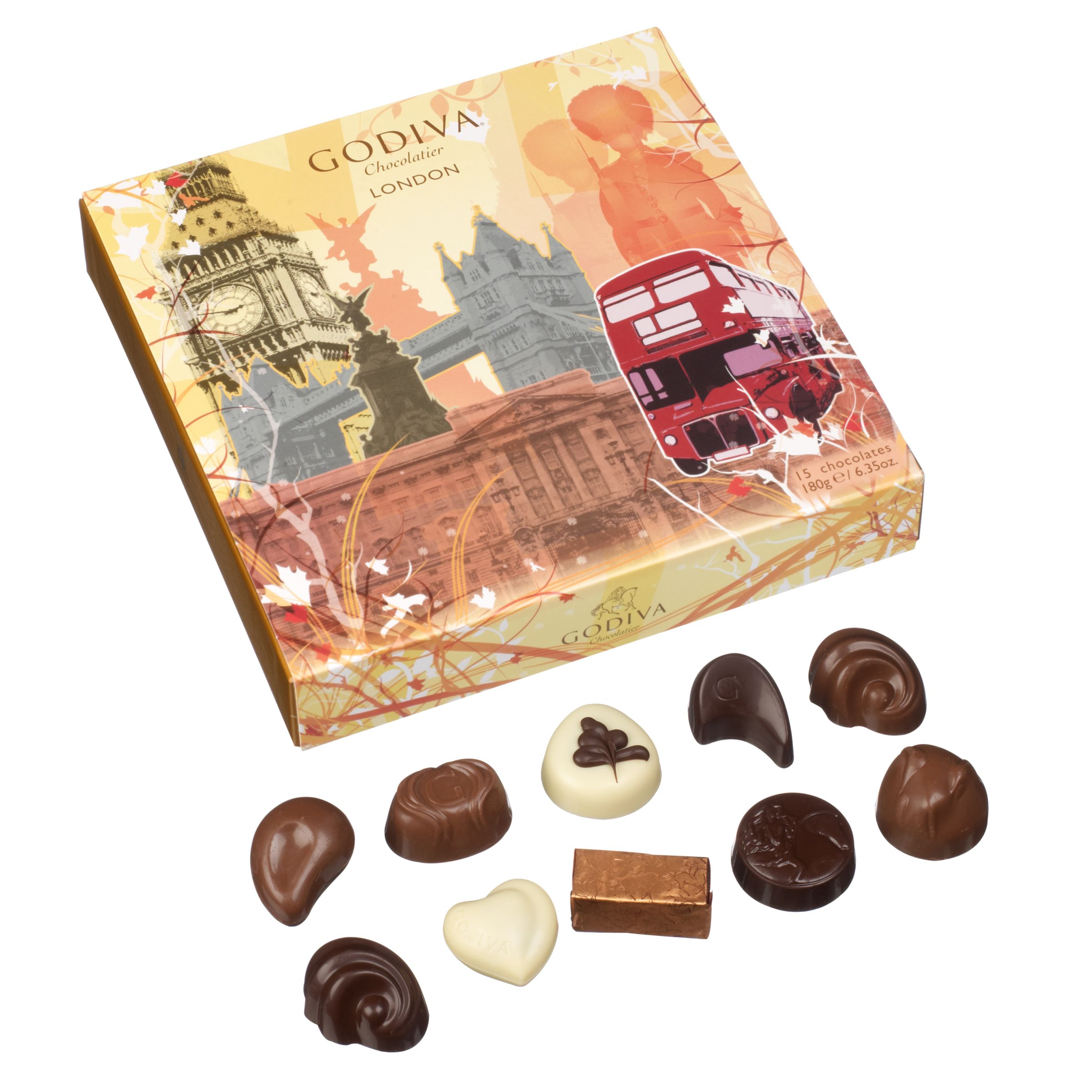 Godiva London Souvenir Chocolate Selection 180g