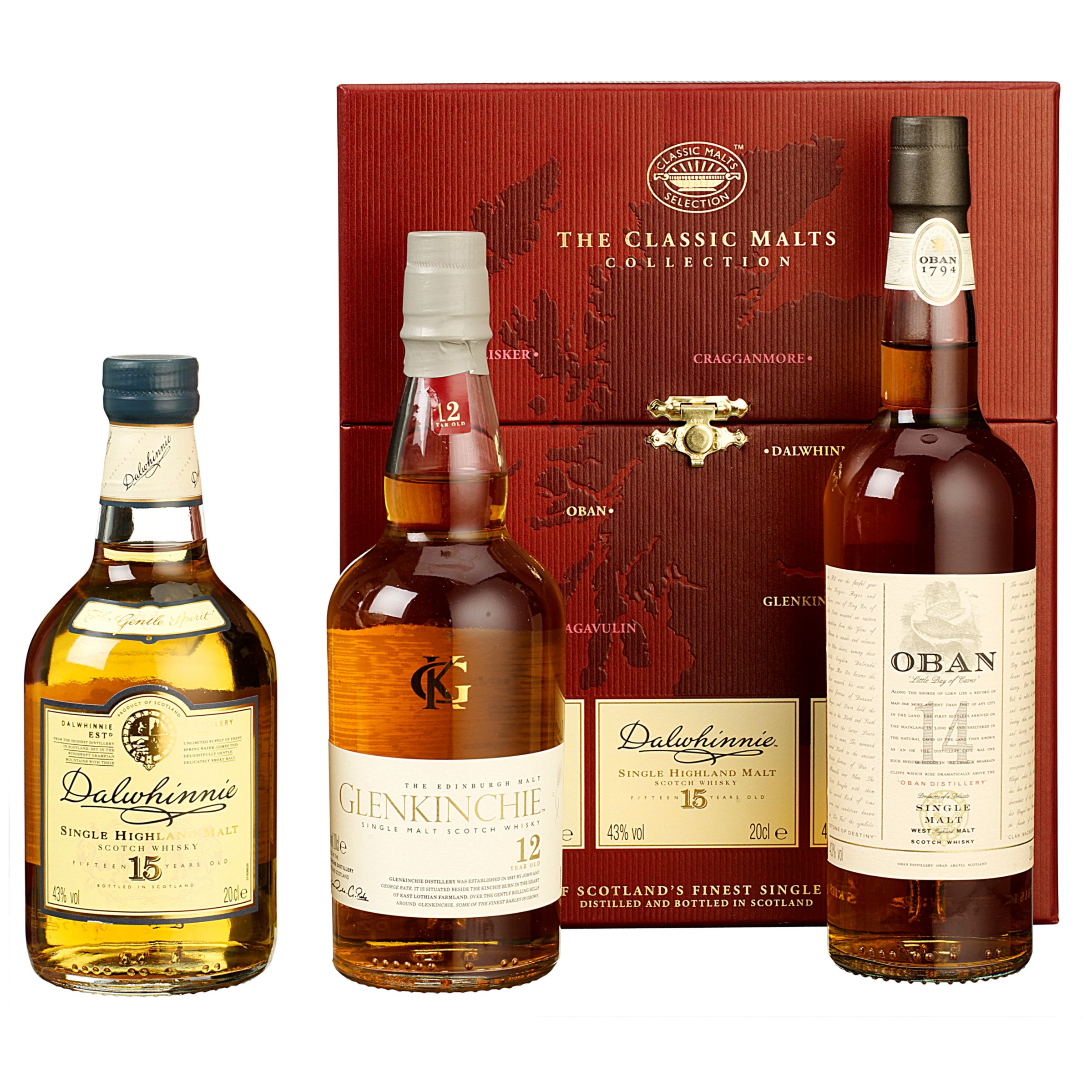 Talisker Classic Malt Whisky Gift Set 3x 20cl