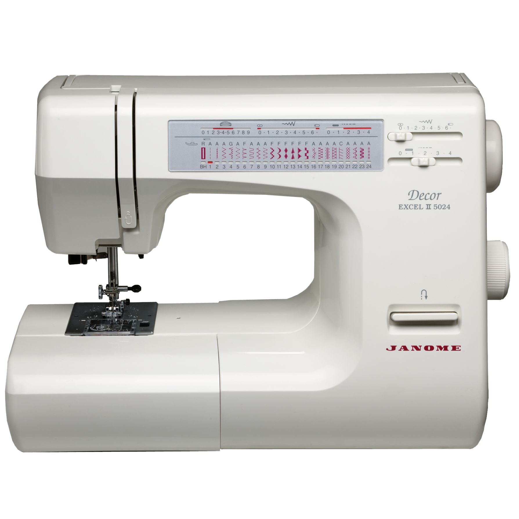 Janome Excel 5024 Sewing Machine at John Lewis