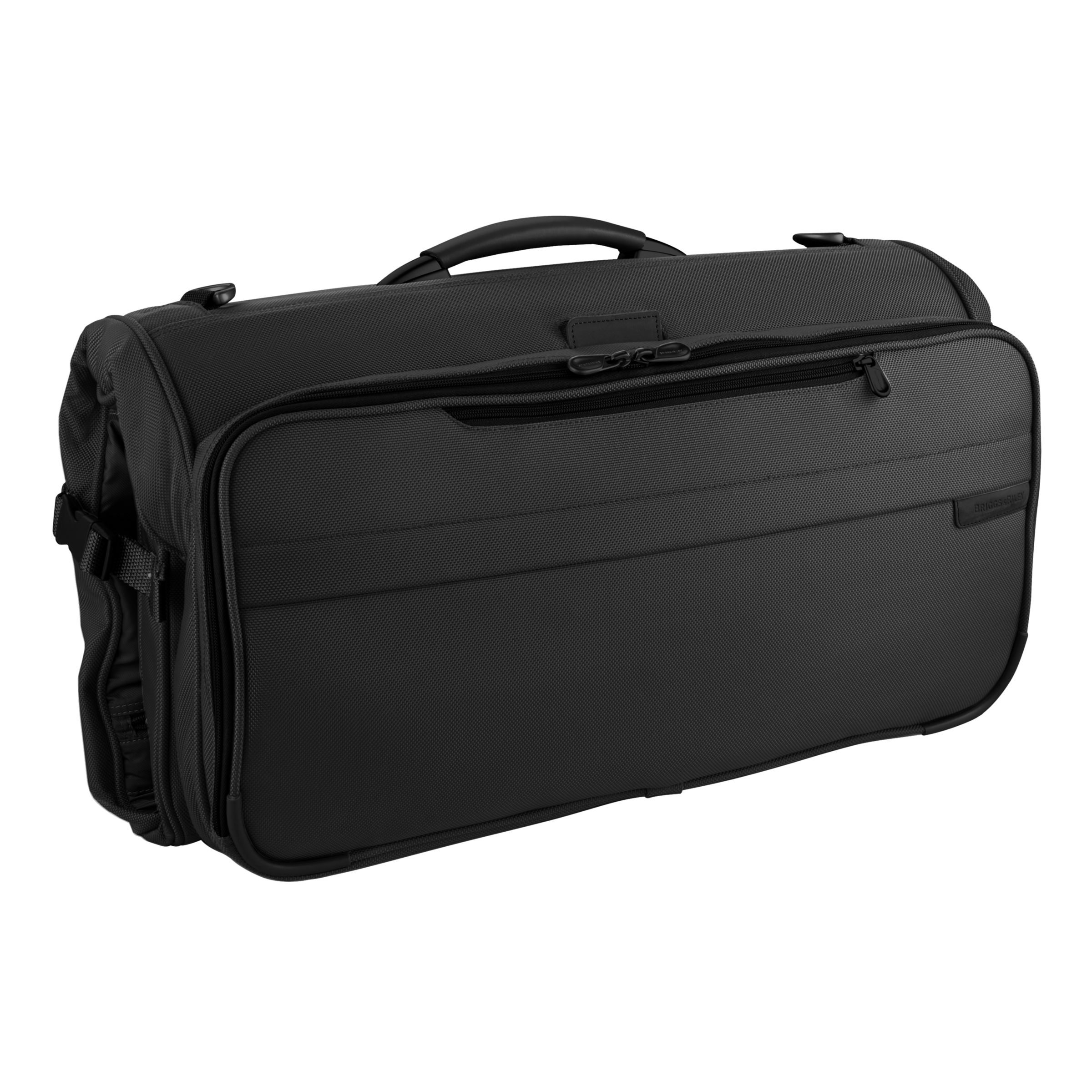 Briggs & Riley Compact Garment Bag, Black at John Lewis