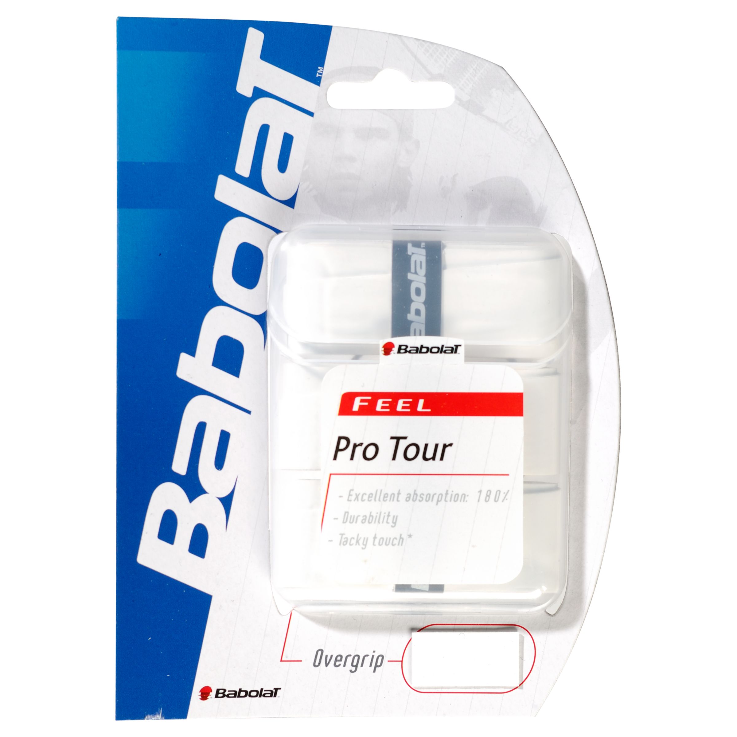 Babolat Pro Tour Tennis Racket Grip, Pack of 3