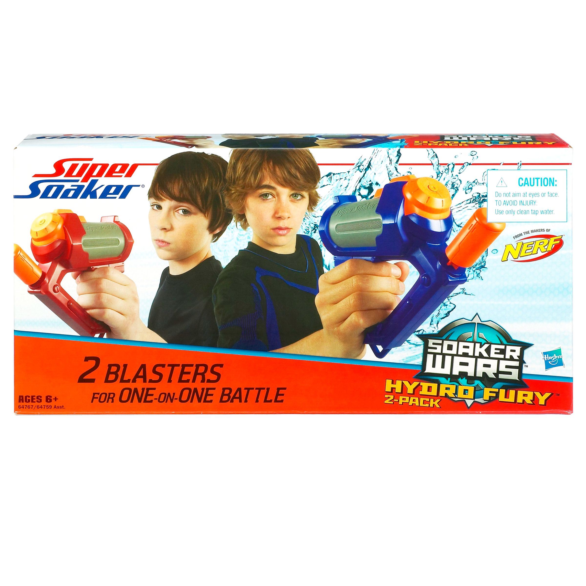 Hasbro Super Soaker Hydro Fury, Pack of 2