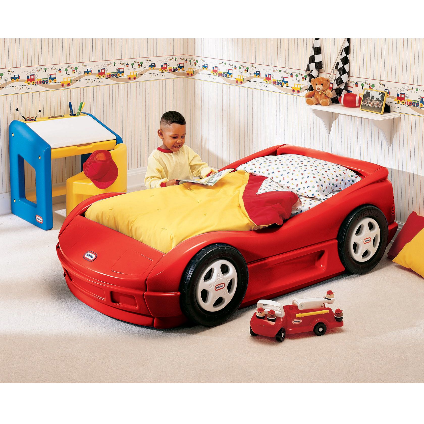 Little Tikes Roadster Toddler Bed, Red at John Lewis