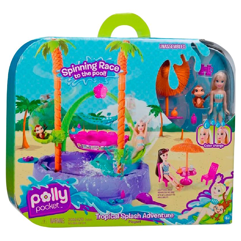Polly Pocket Tropical Splash Adventure Play Set