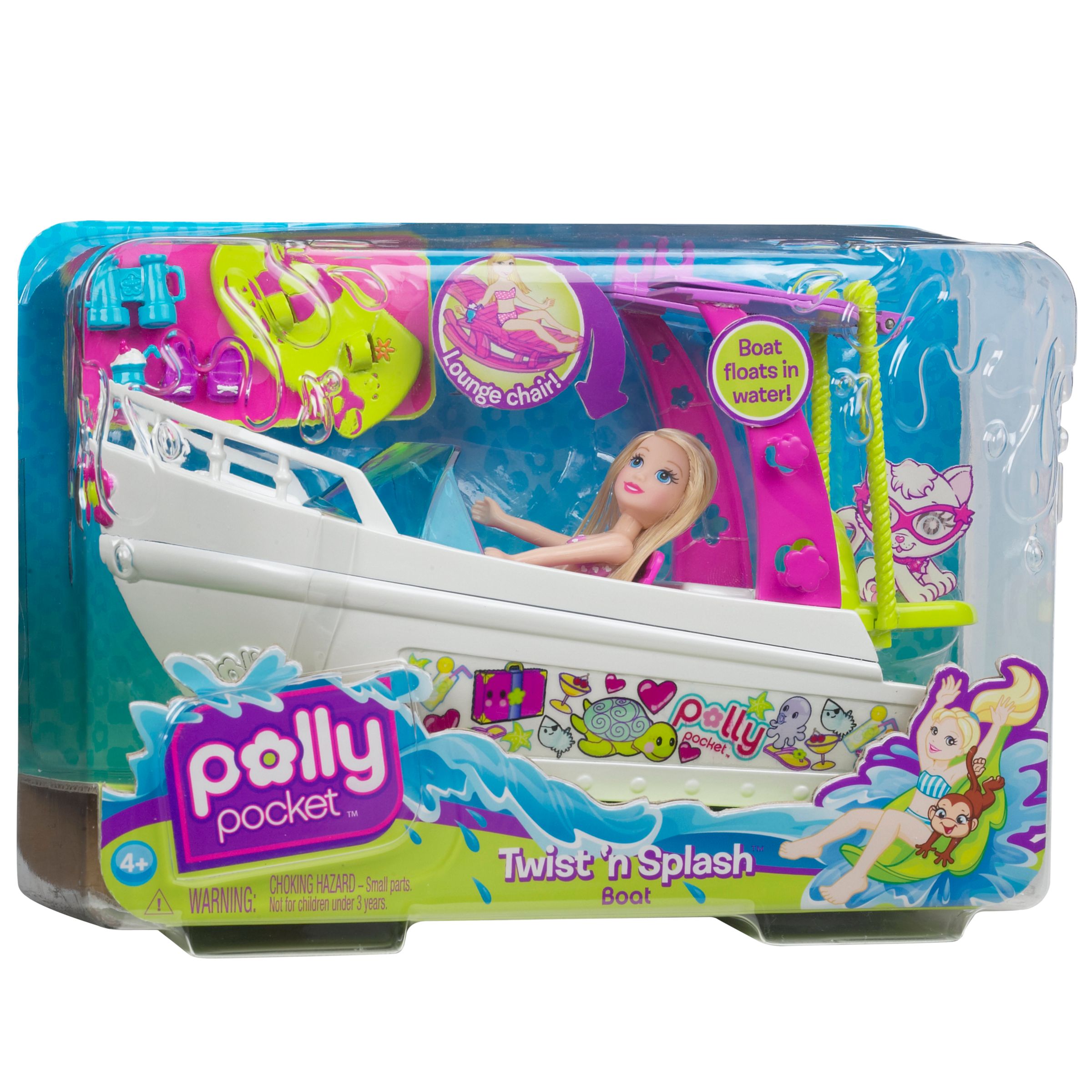 Polly Pocket Tropical Island Adventure Boat
