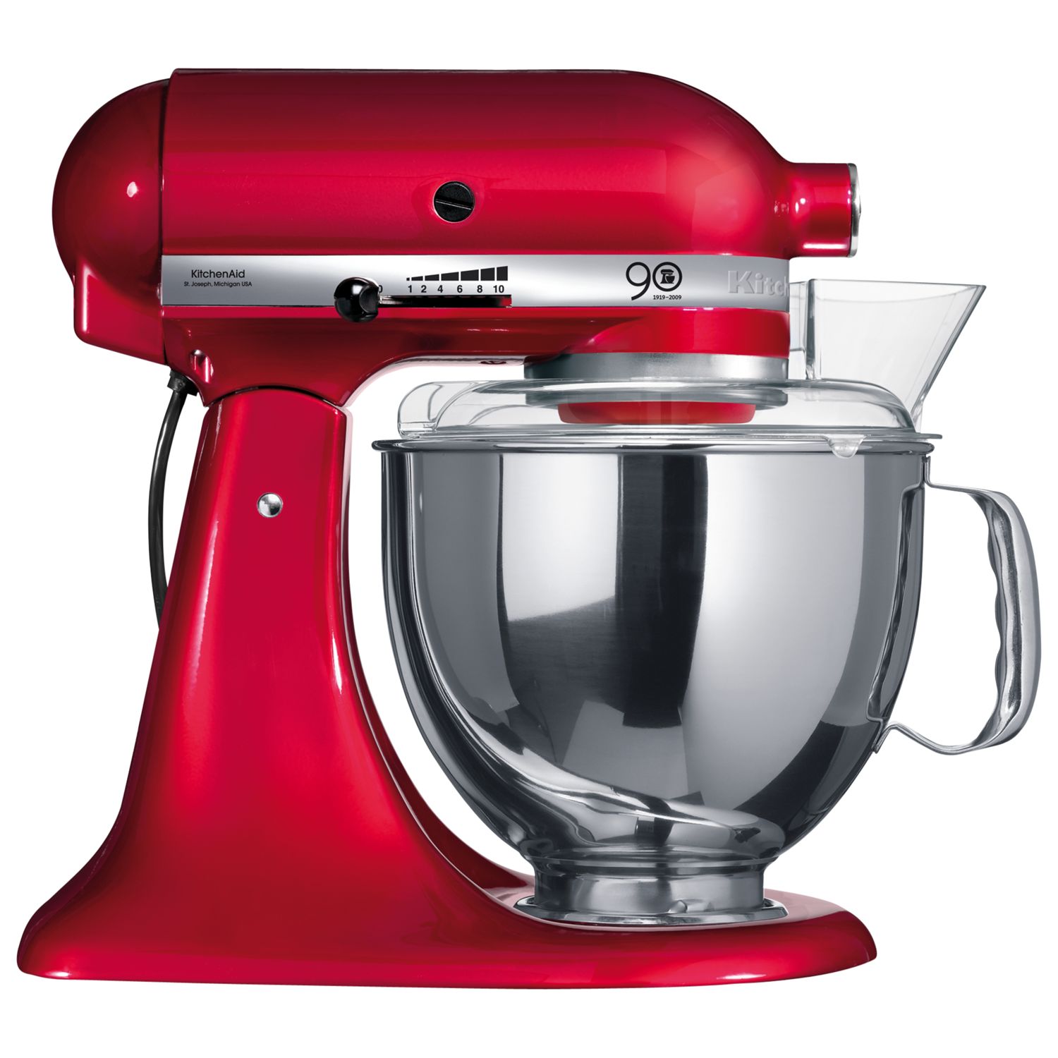 KitchenAid Artisan Stand Mixer, Candy Apple Red at John Lewis