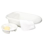 John Lewis Value Bath Set, White
