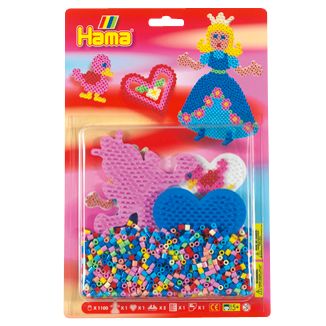 Hama Princess and Heart Set
