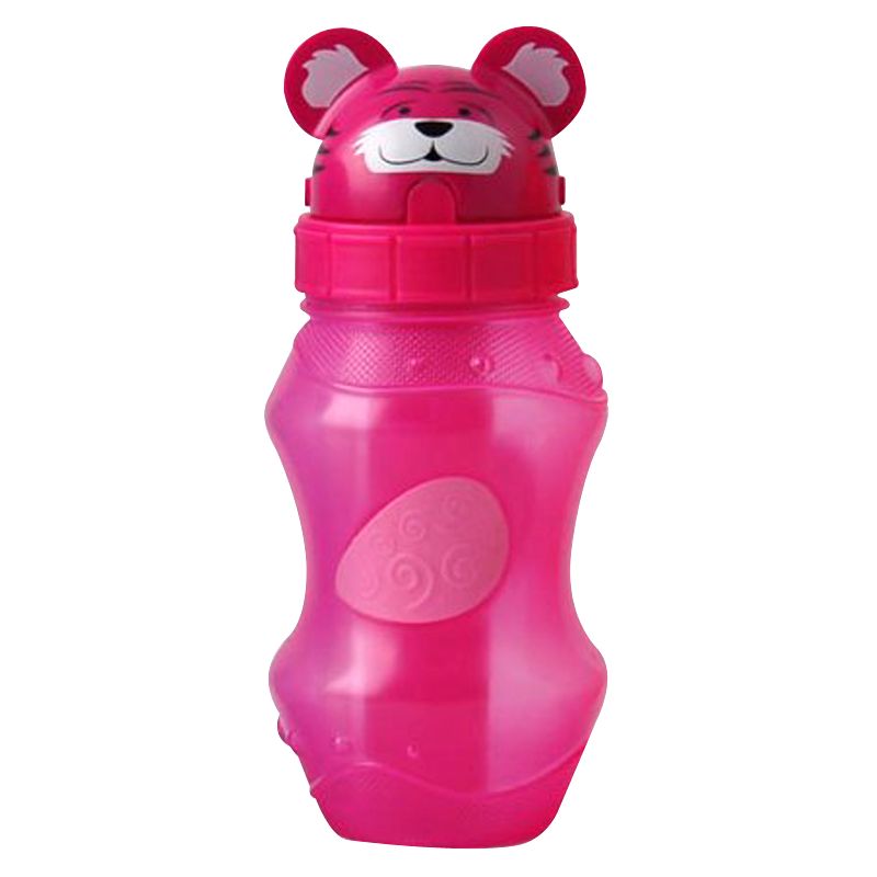 EZ-Freeze Cool Zooey Flip Top Drinks Bottle, Tiger, 350ml