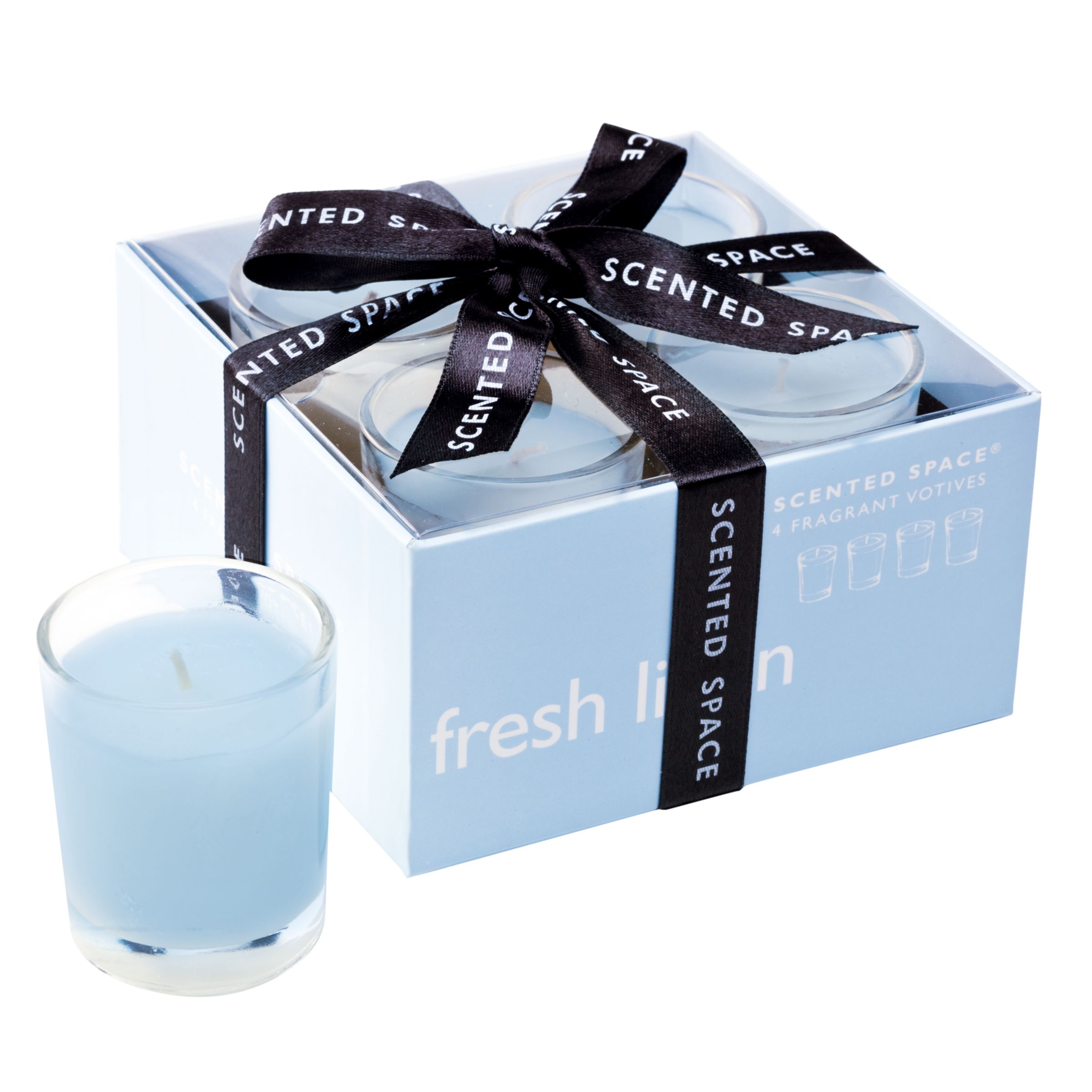 Spaceform Votive Set, Fresh Linen