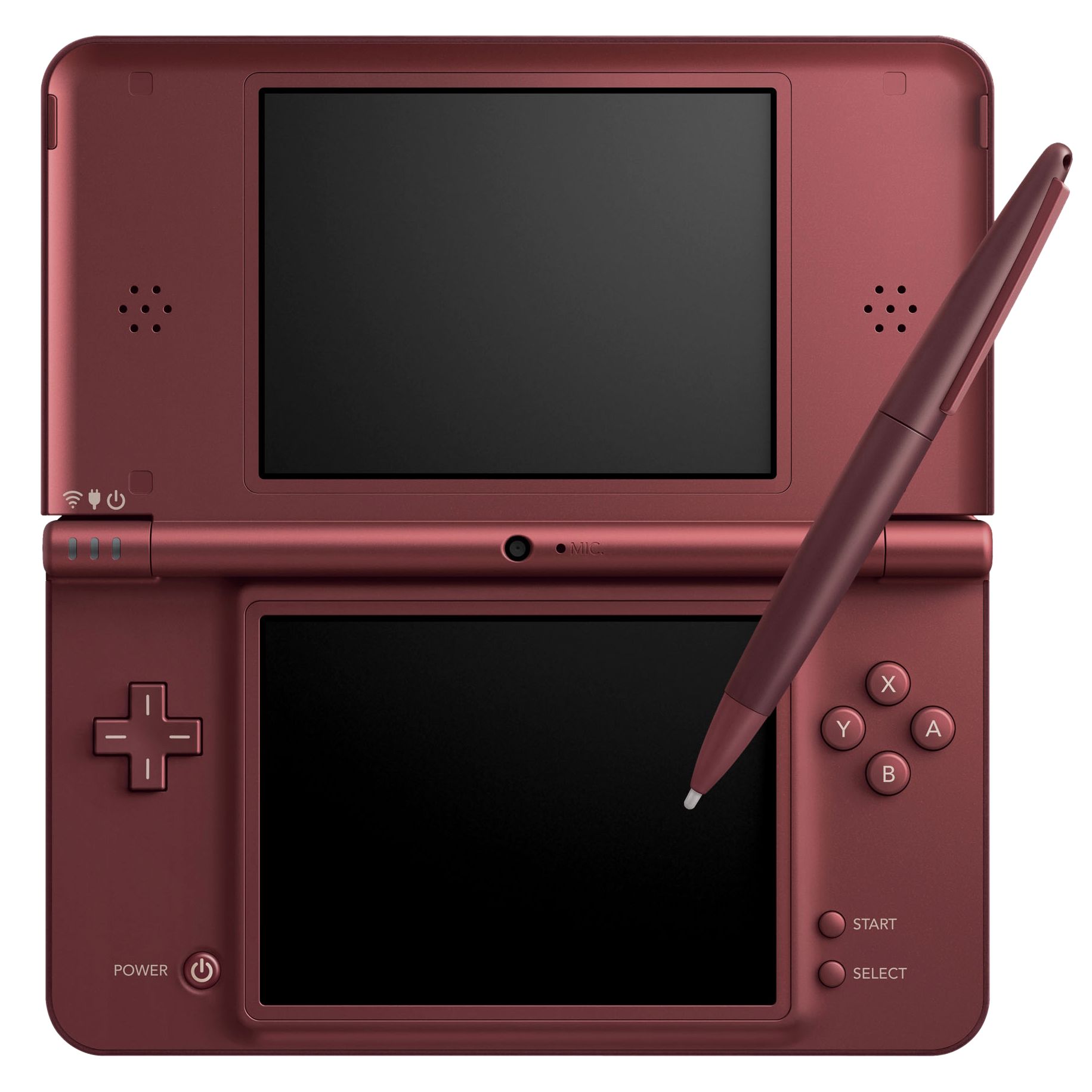 Nintendo DSi XL, Wine Red, Accessory Pack & Picross 3D at JohnLewis