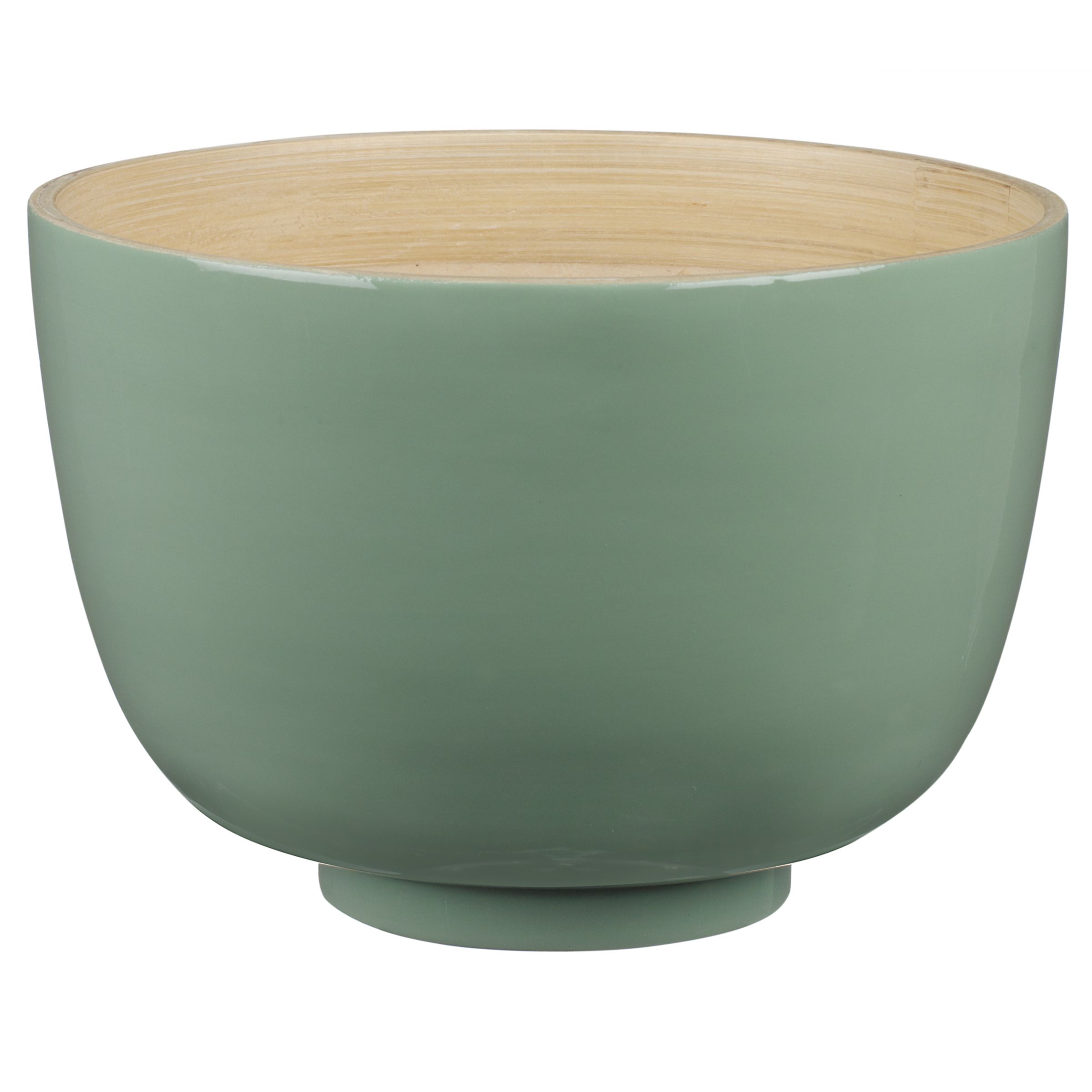 John Lewis Bamboo Serving Bowl, Blue