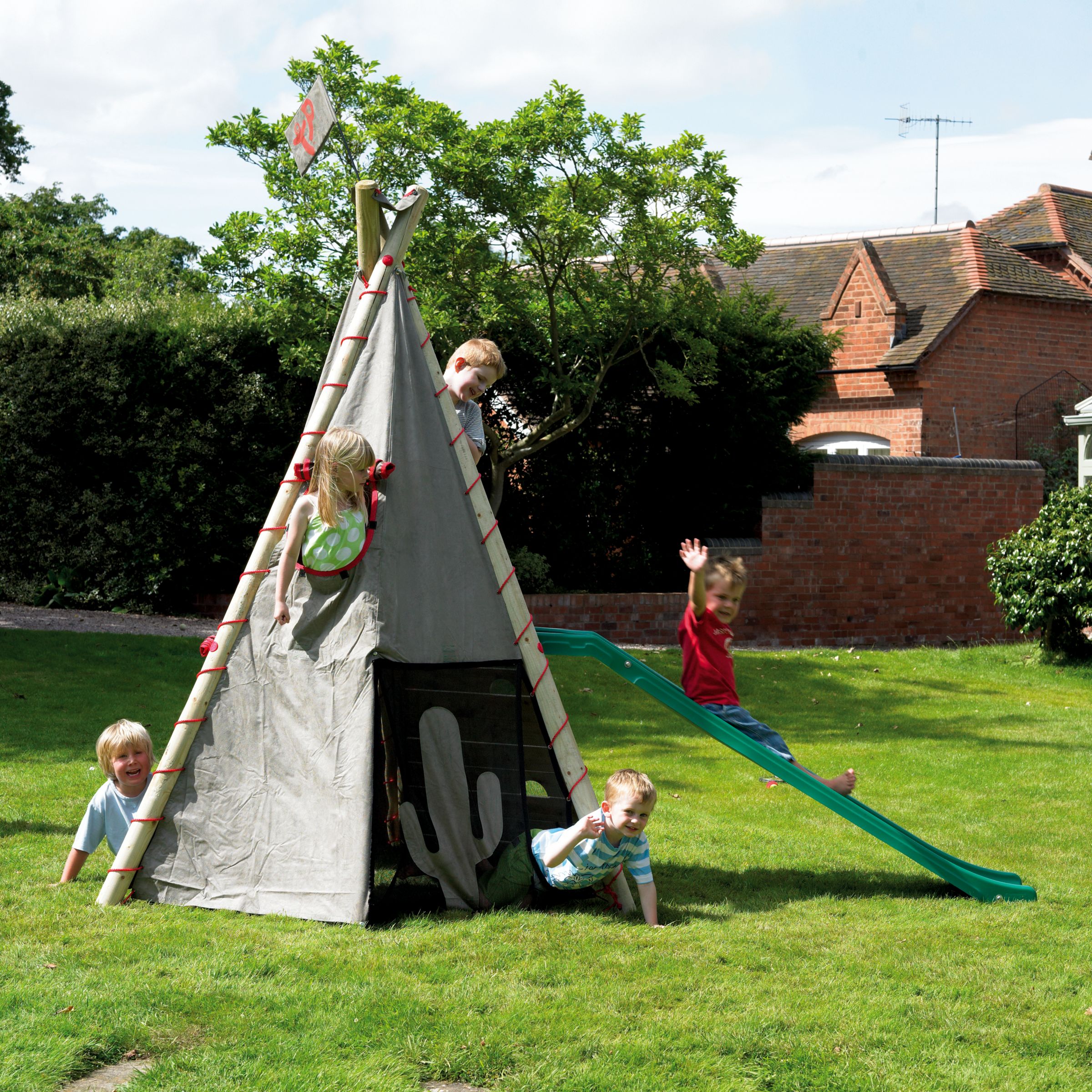 TP20 Whacky Wigwam with Slide at John Lewis