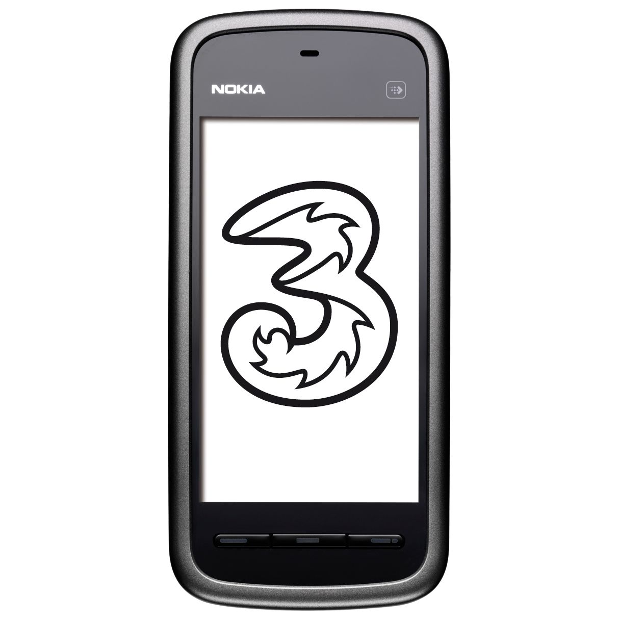 3 Pay As You Go Mobile Phone Nokia 5230