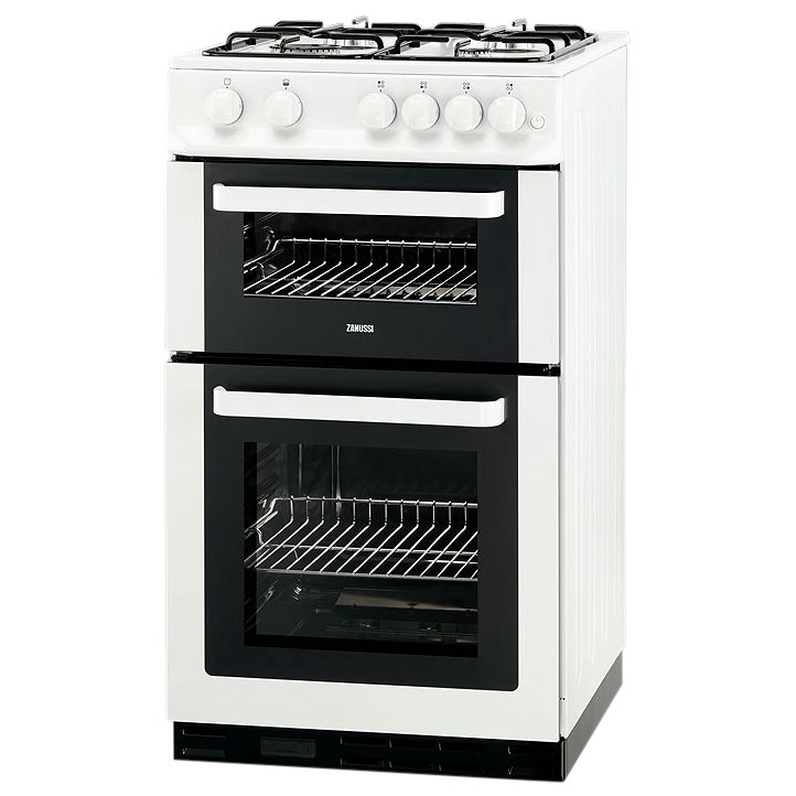 Zanussi ZCG561FW Gas Cooker, White at John Lewis