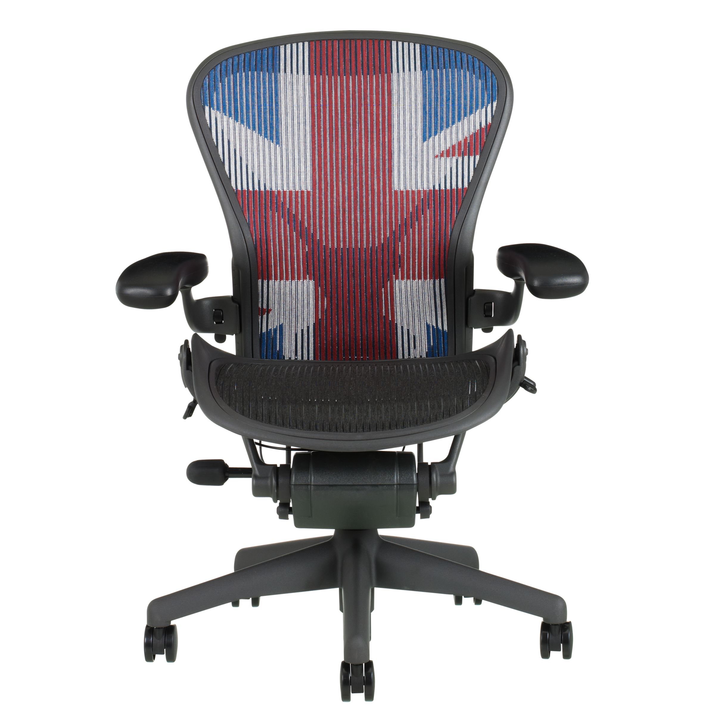 Herman Miller Aeron Office Chair, Size B, Union Jack at John Lewis