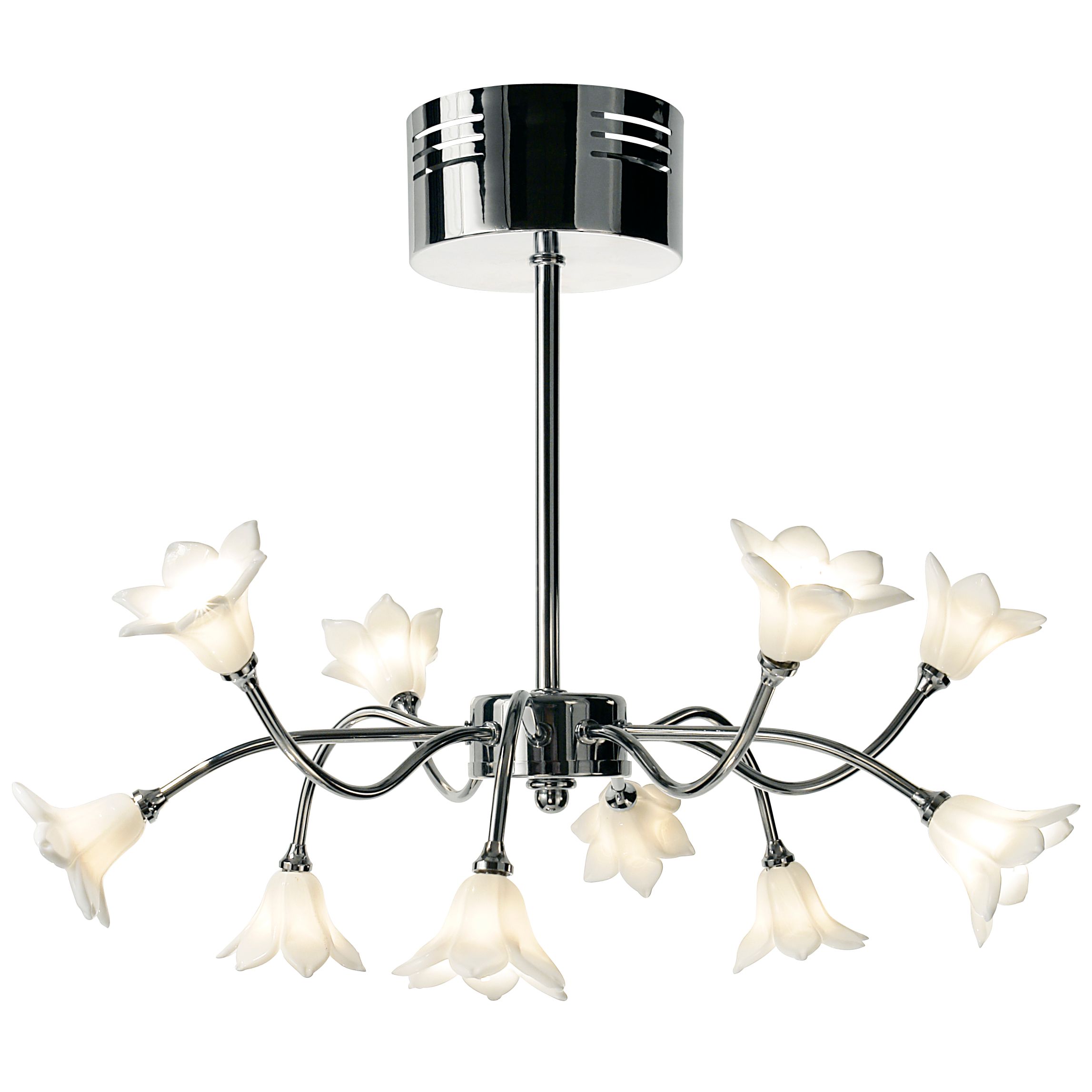 Melrose Ceiling Light, 10 Arm