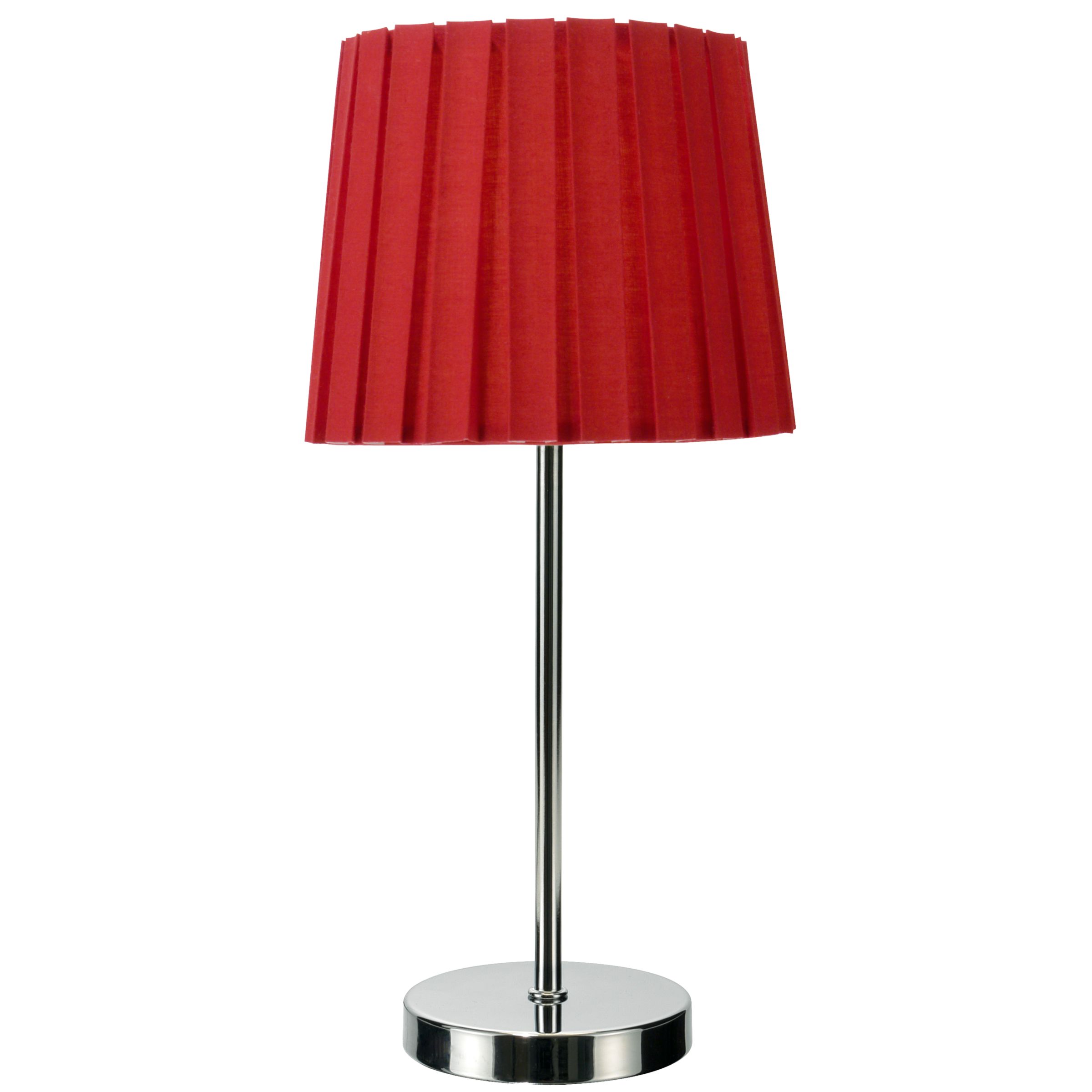 John Lewis Sunita Table Lamp, Red