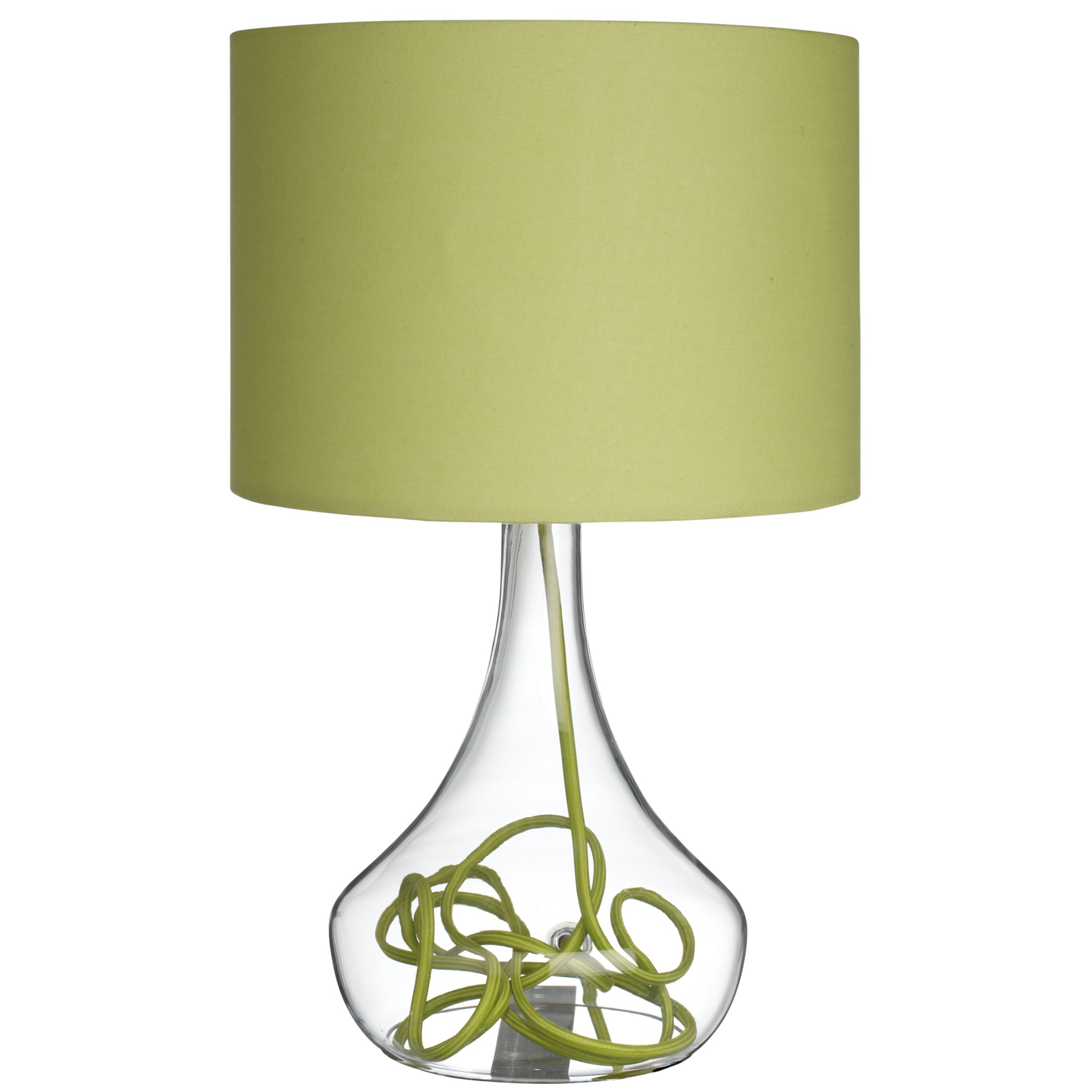 John Lewis Jolie Table Lamp, Green