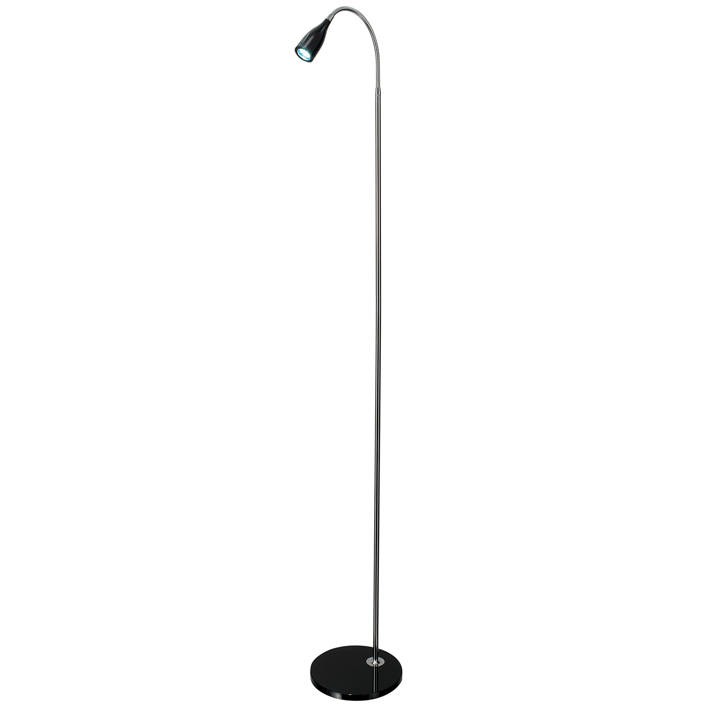 John Lewis Spirit LED Floor Lamp, Black