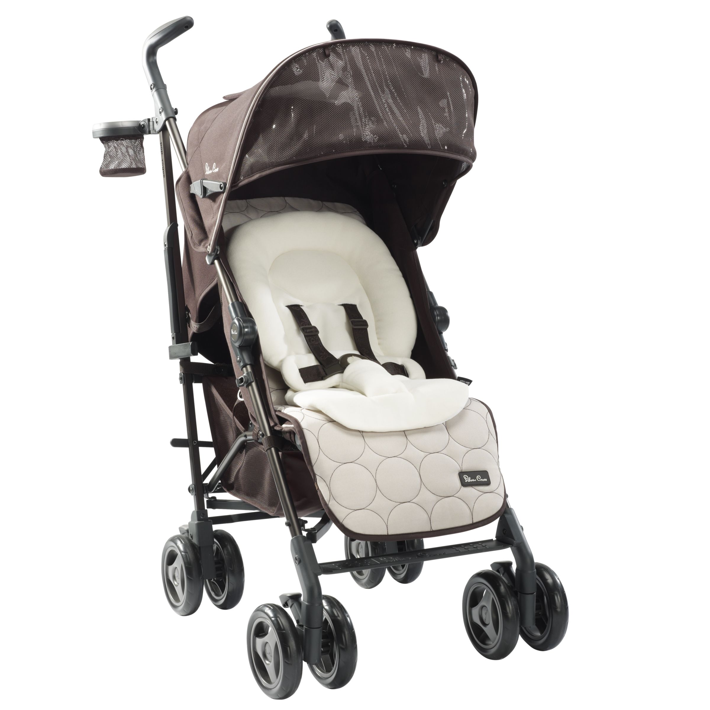 Silver Cross Pop Vogue Buggy, Coffee/Cream