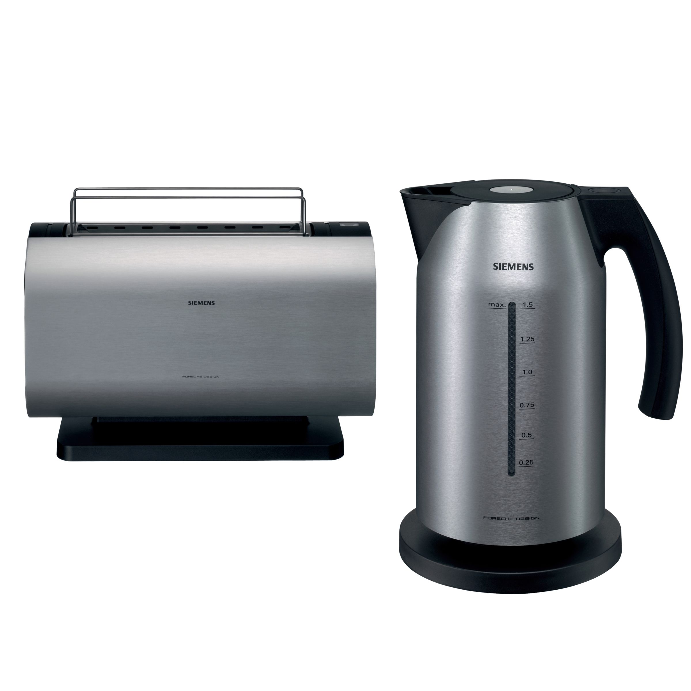Siemens Porsche Kettle, TW911P2 and Toaster, TT911P2, 2-Slice