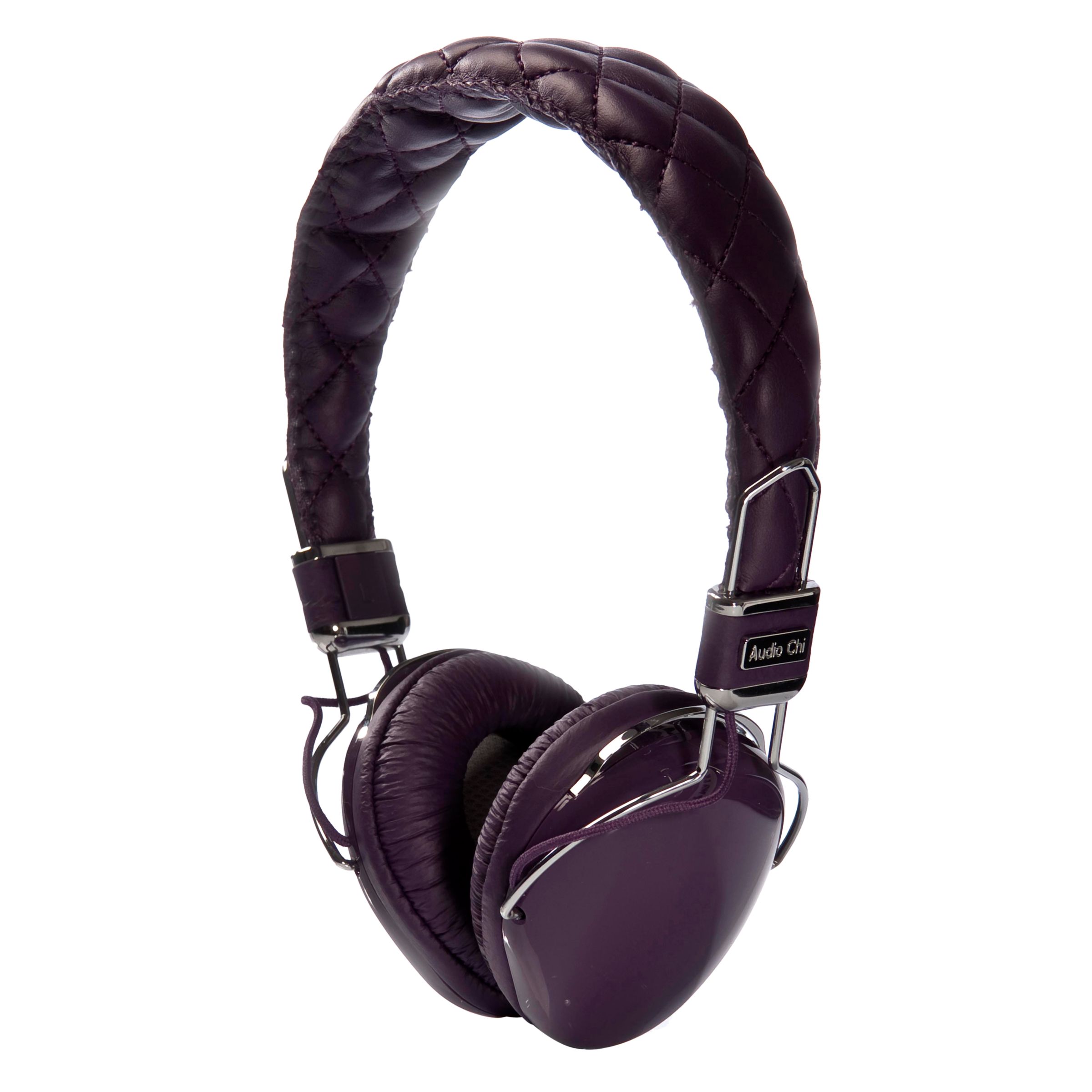 Audio Chi W1 On Ear Headphones Purple