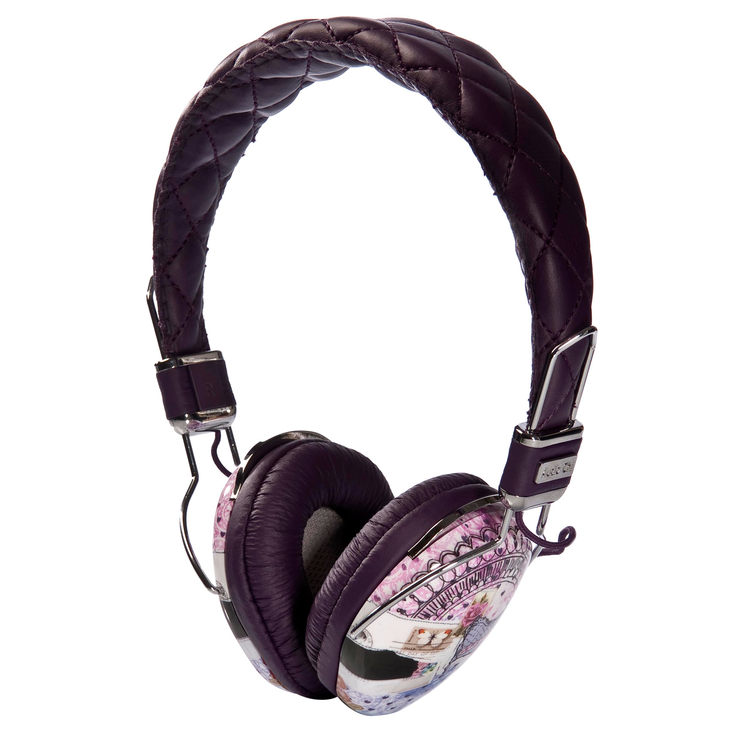 Audio Chi W2 On Ear Headphones Butterfly