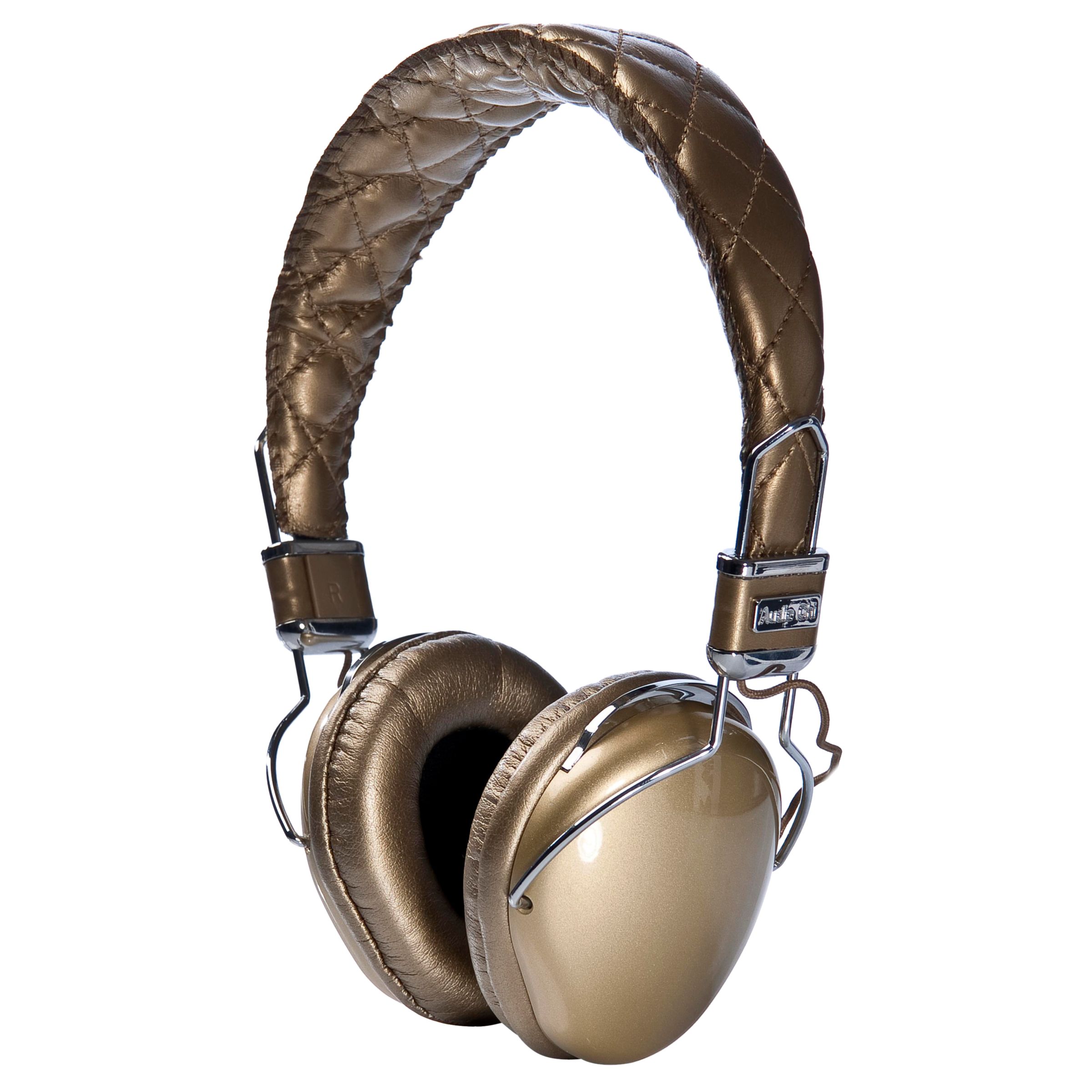 Audio Chi W7 On Ear Headphones Gold